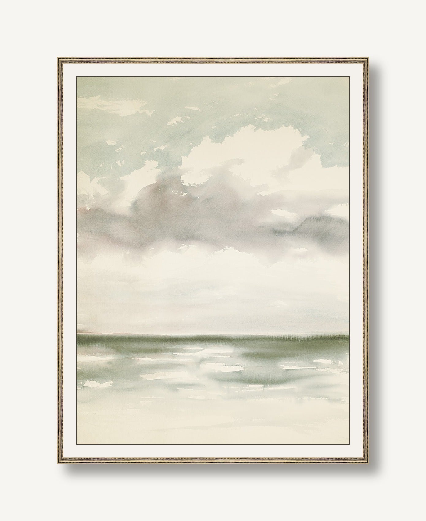 Sea Breeze Green 2 framed