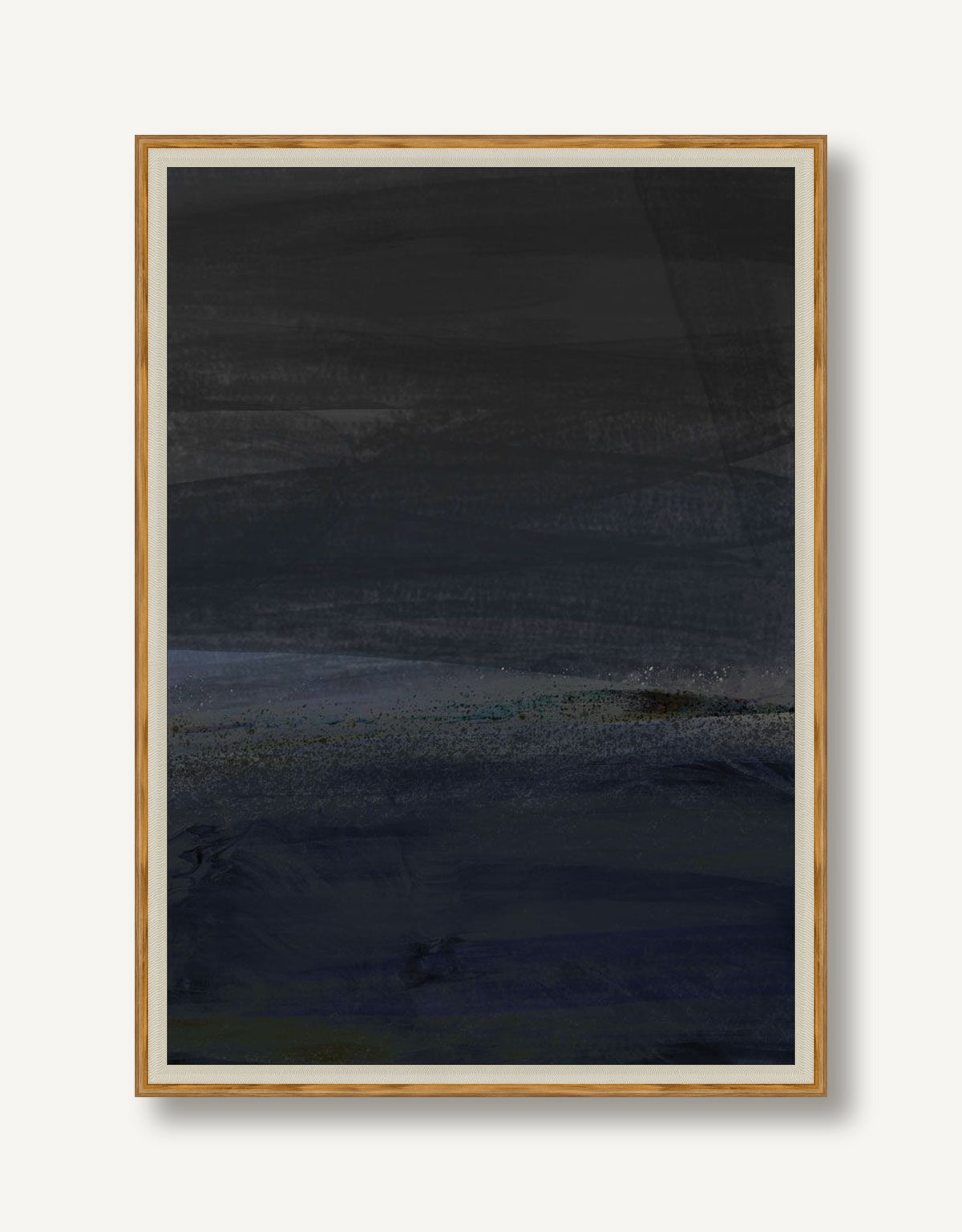 Afterglow Black 1 framed