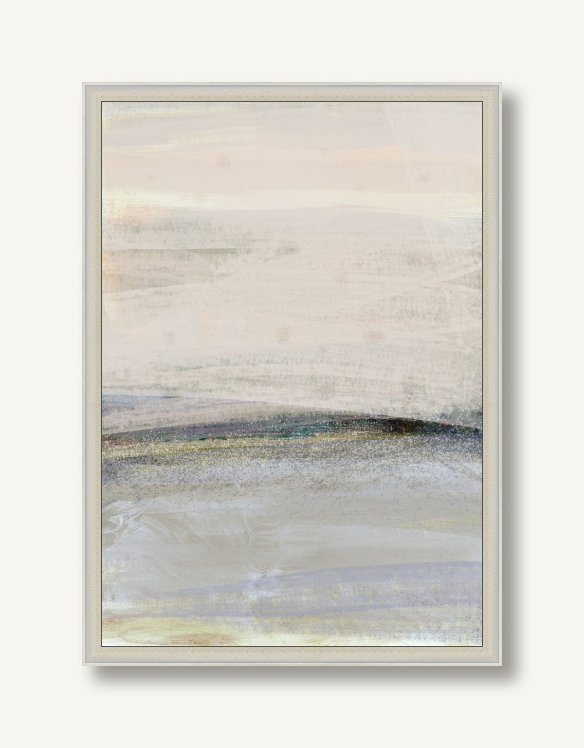 Afterglow White 1 framed