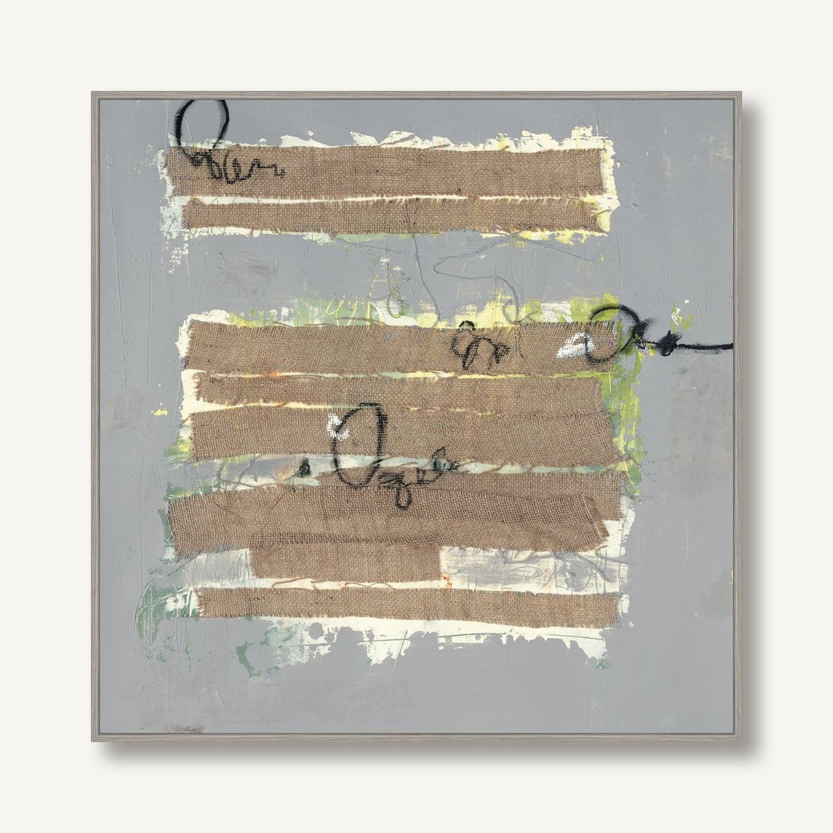 Coded Remnants 4 framed