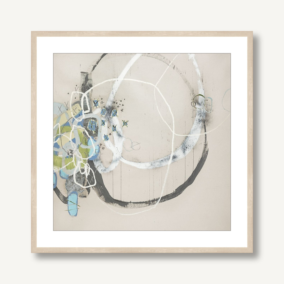 Ceaseless Circles 2 framed