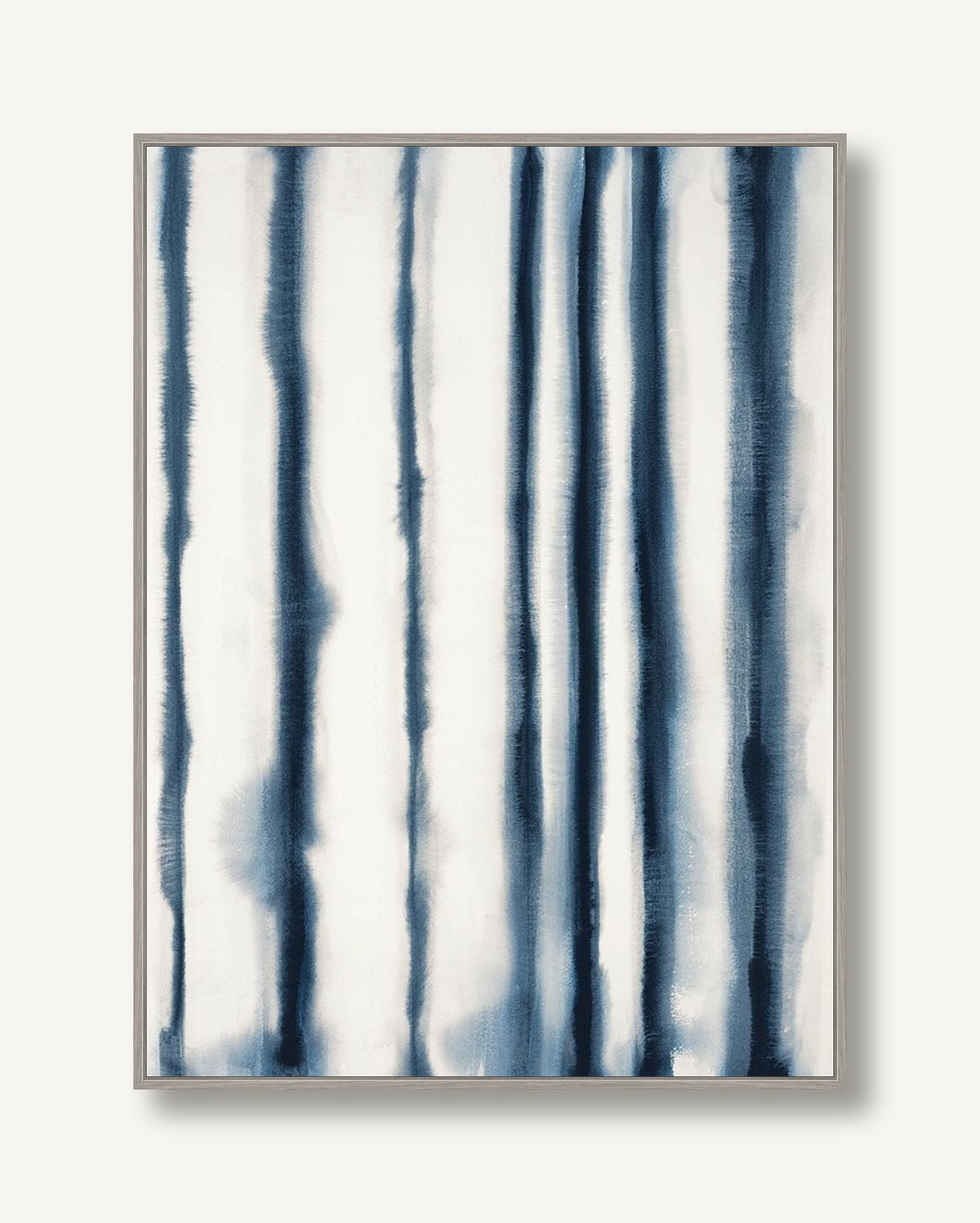 Dark Canals Blue 1 framed