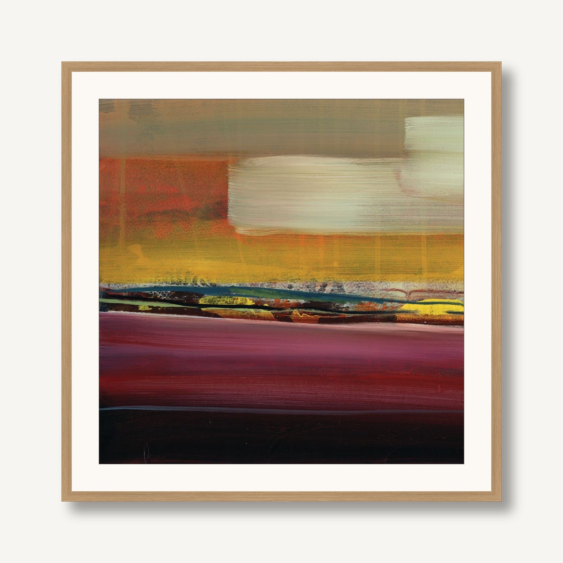Dancing Colors 3 framed