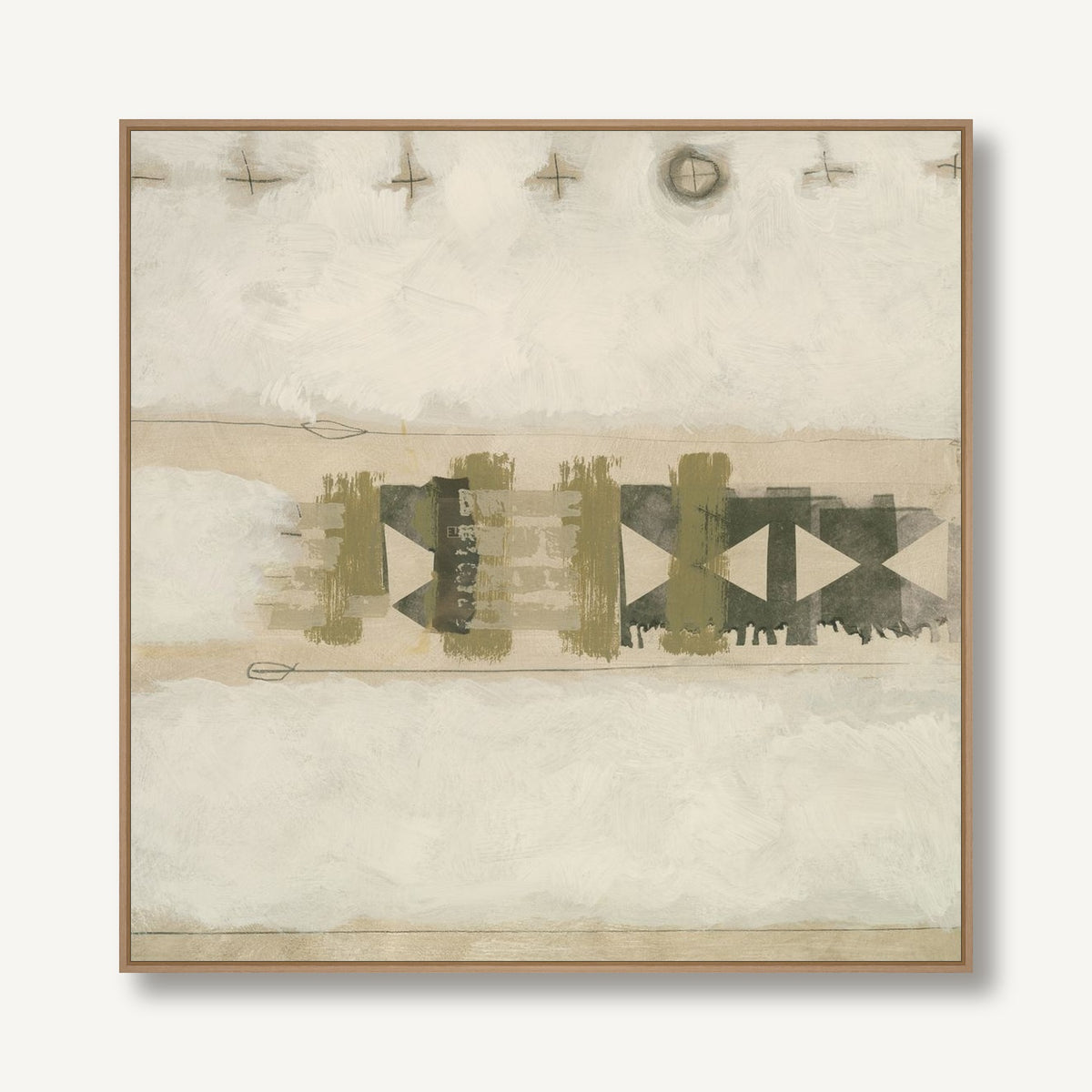 Emblematic Depths 1 framed