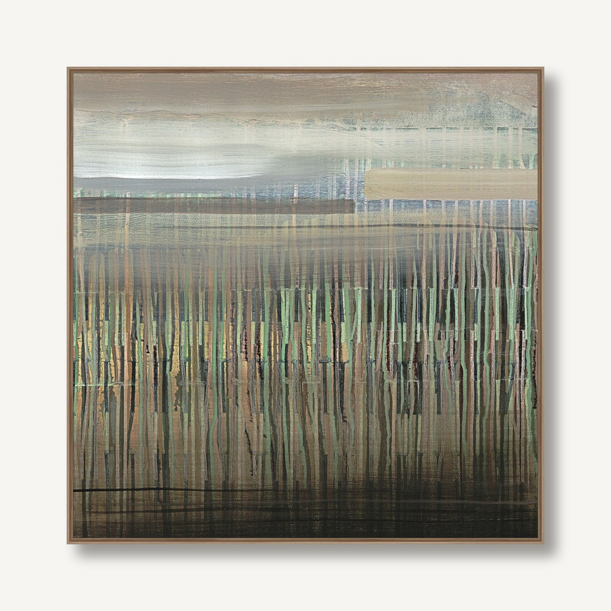 Ever Shifting Borders 1 framed