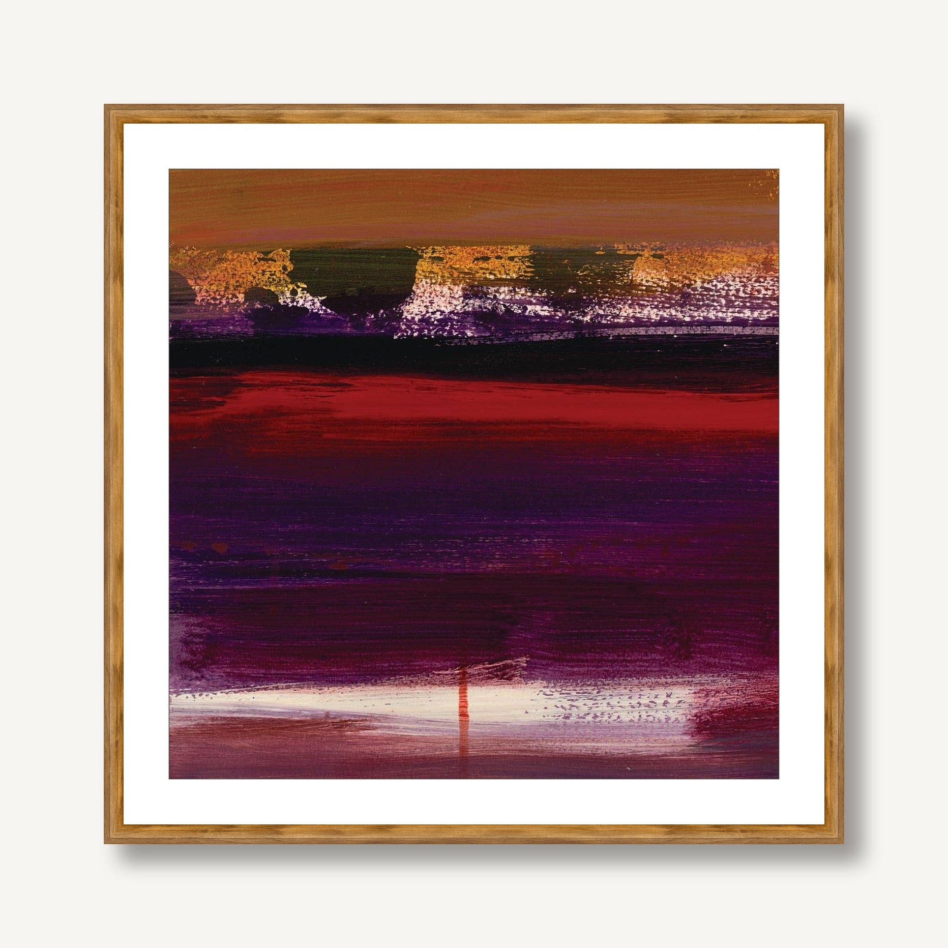 Hues in Harmony 3 framed