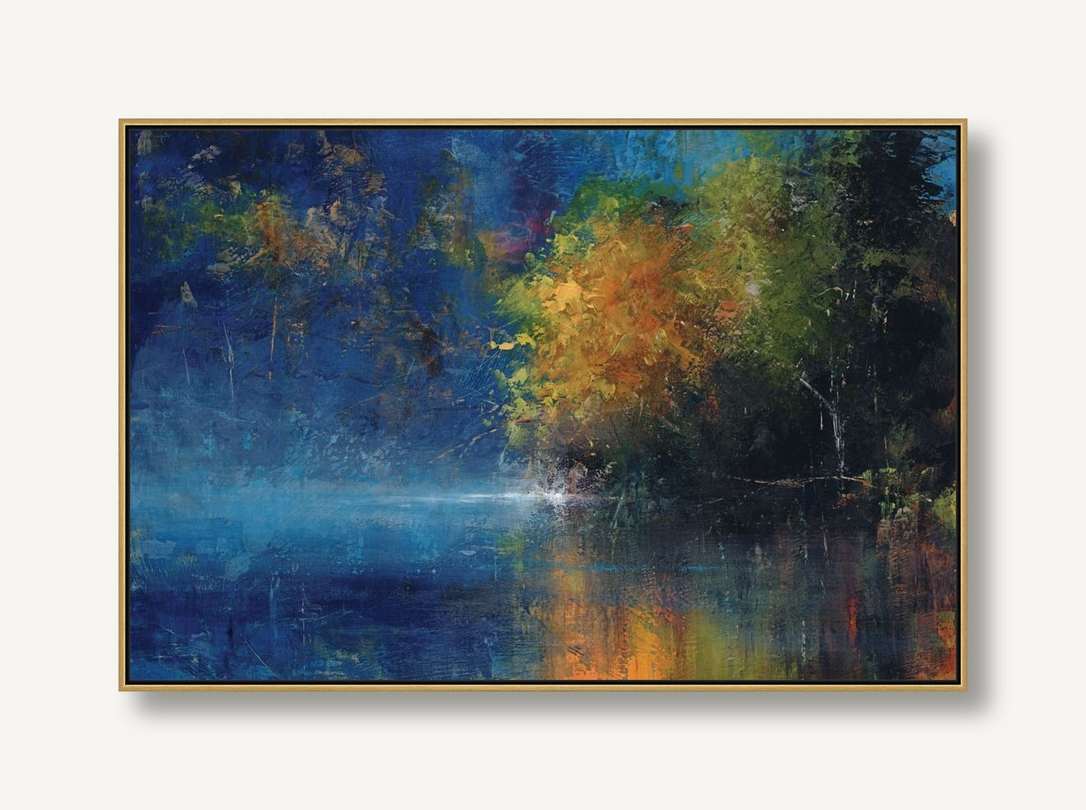 Sapphire Reflections 1 framed