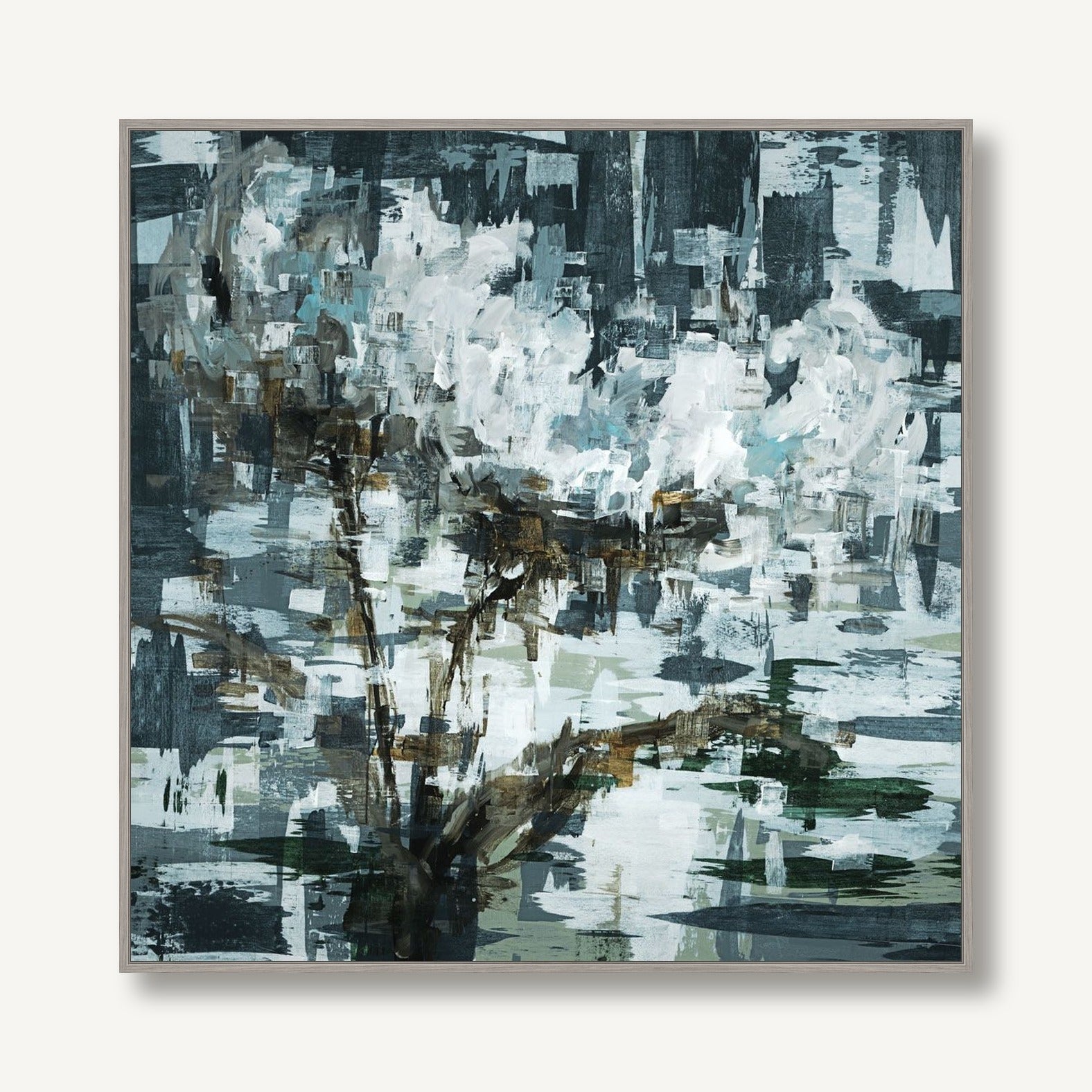 A Slash of Blue 1 framed