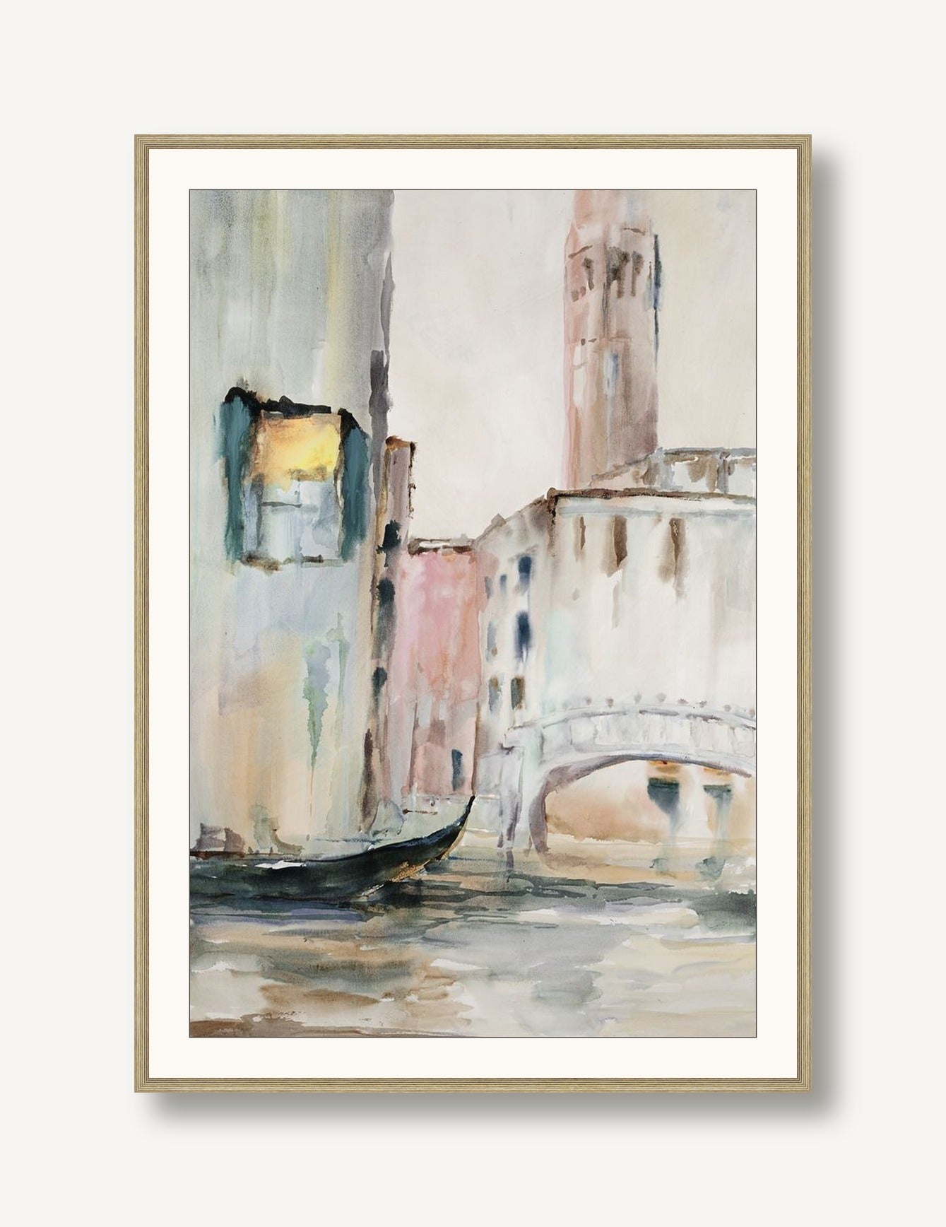 Canal Memories 1 framed