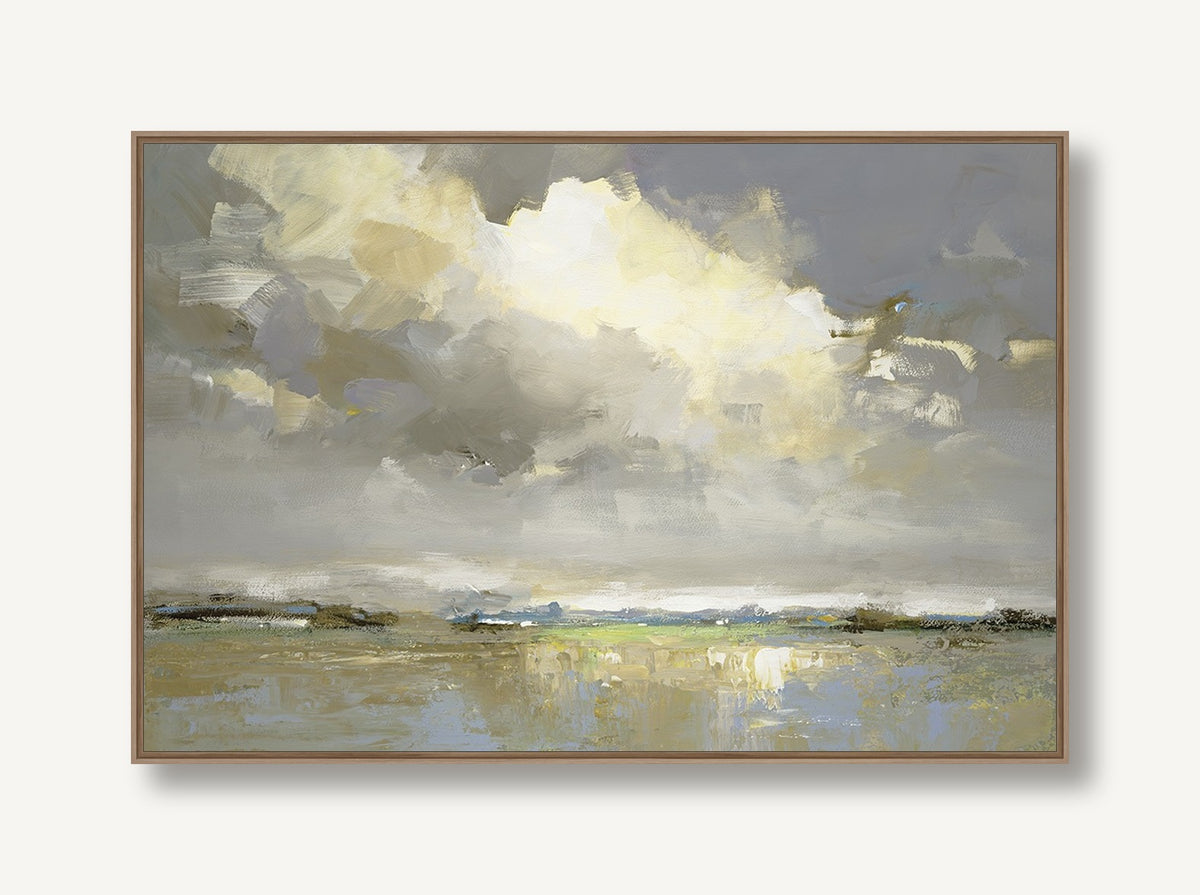 Glimmer Above 1 framed