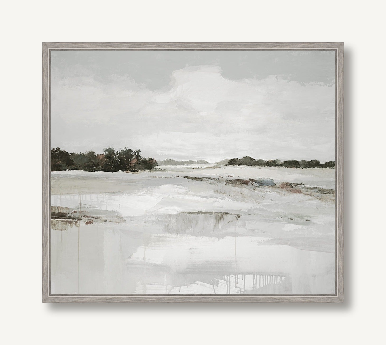 White Breeze in Winter 1 framed