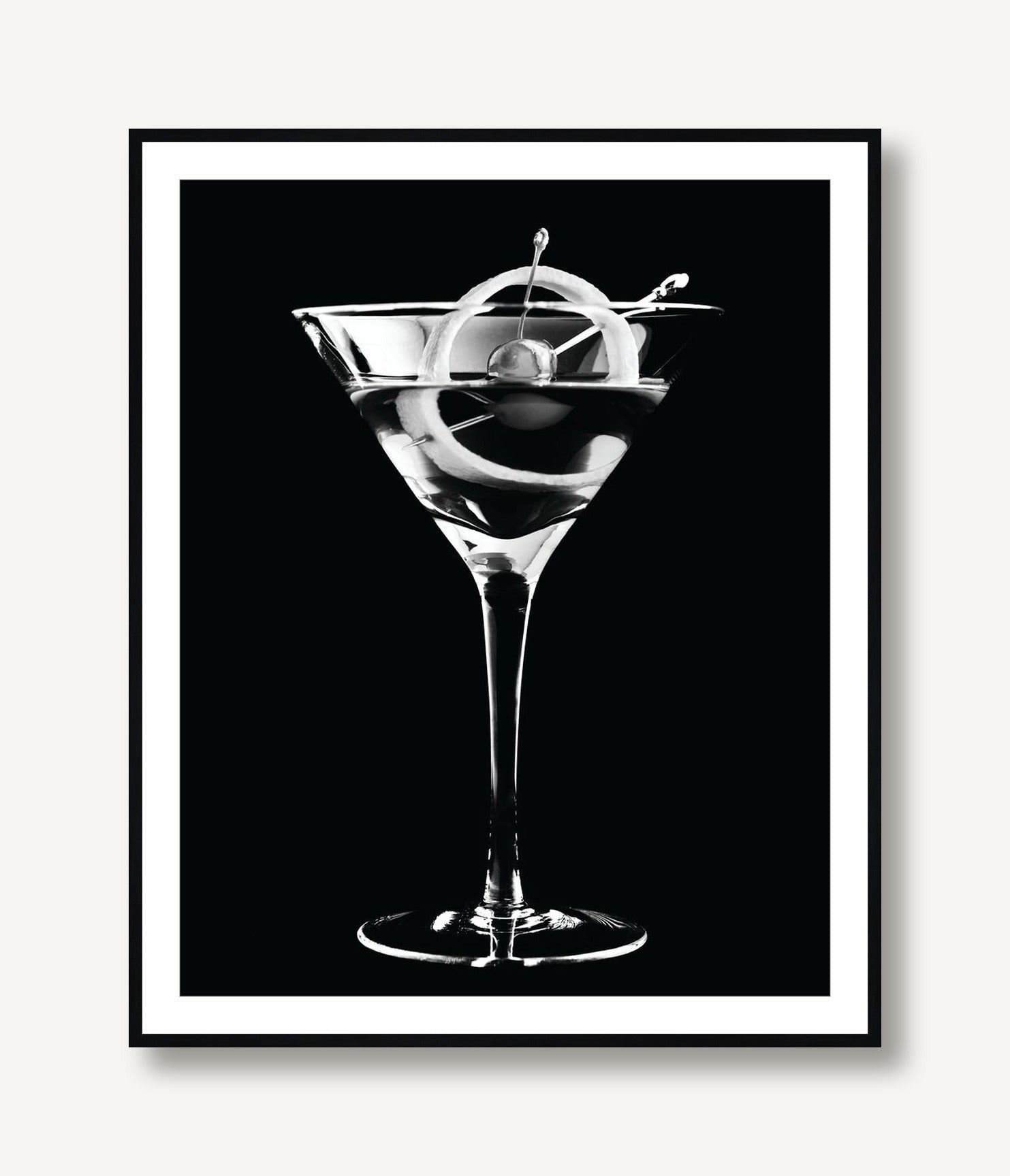 Cocktail Series 4 framed