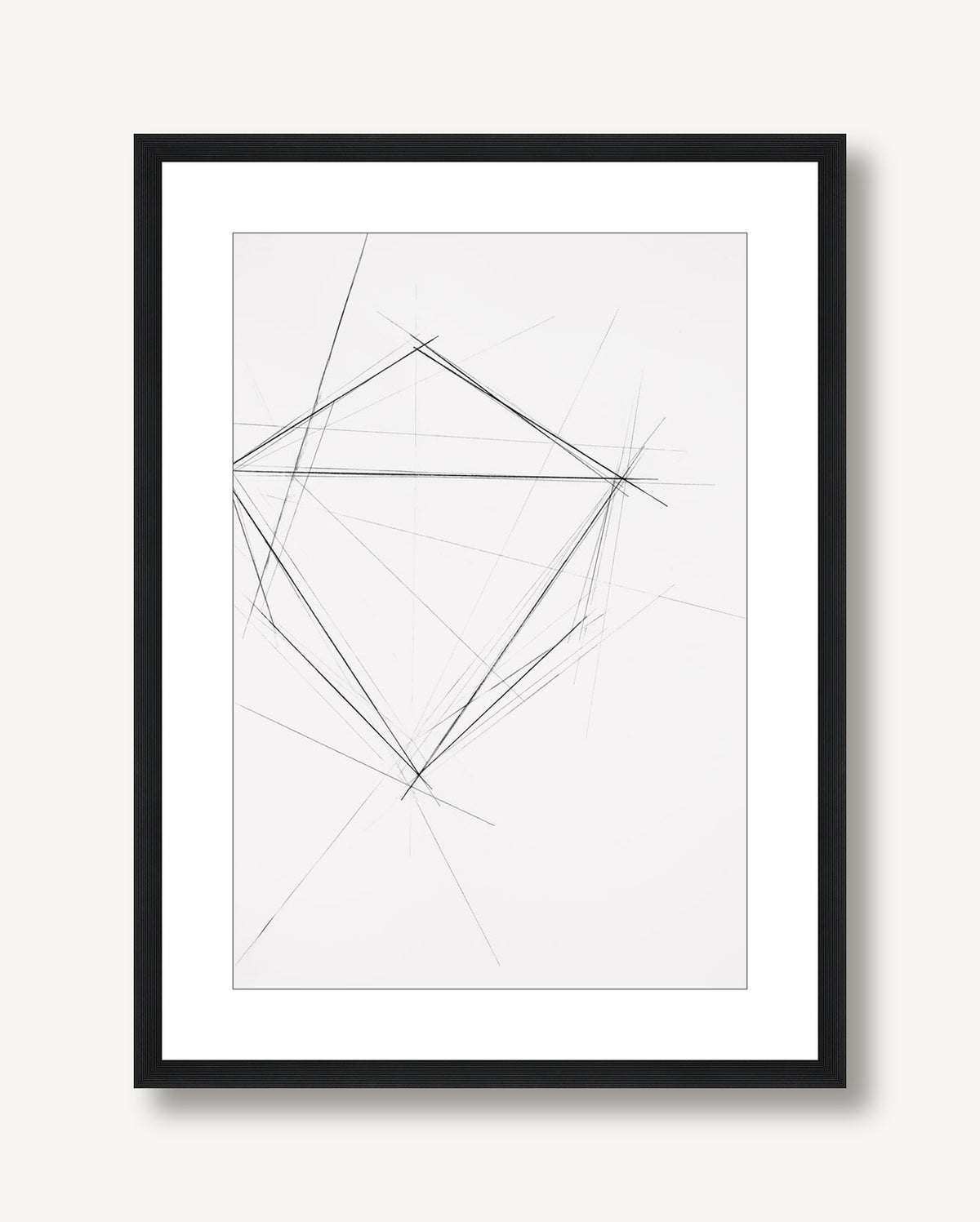 Geometric Progression 4 framed