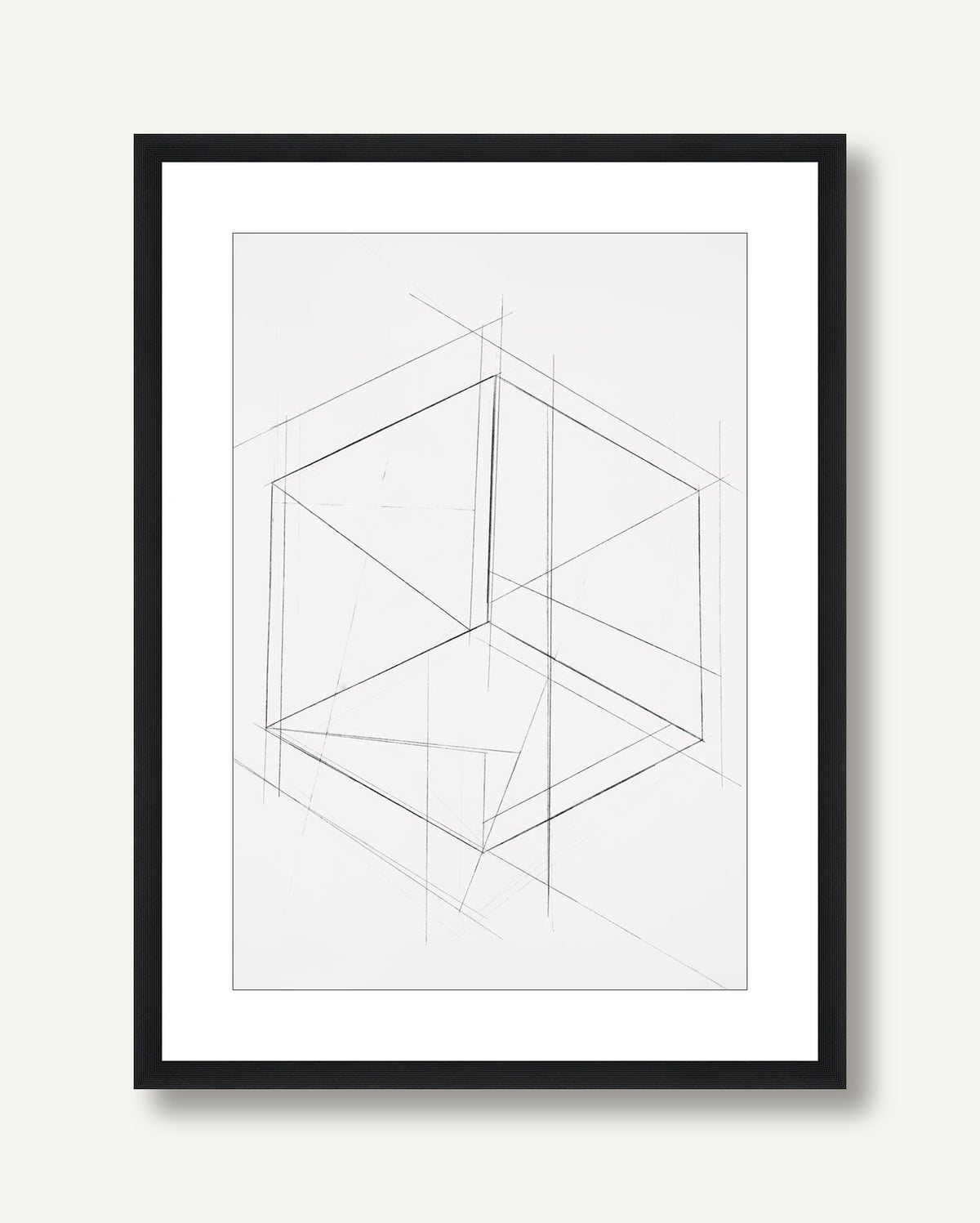 Geometric Progression 5 framed