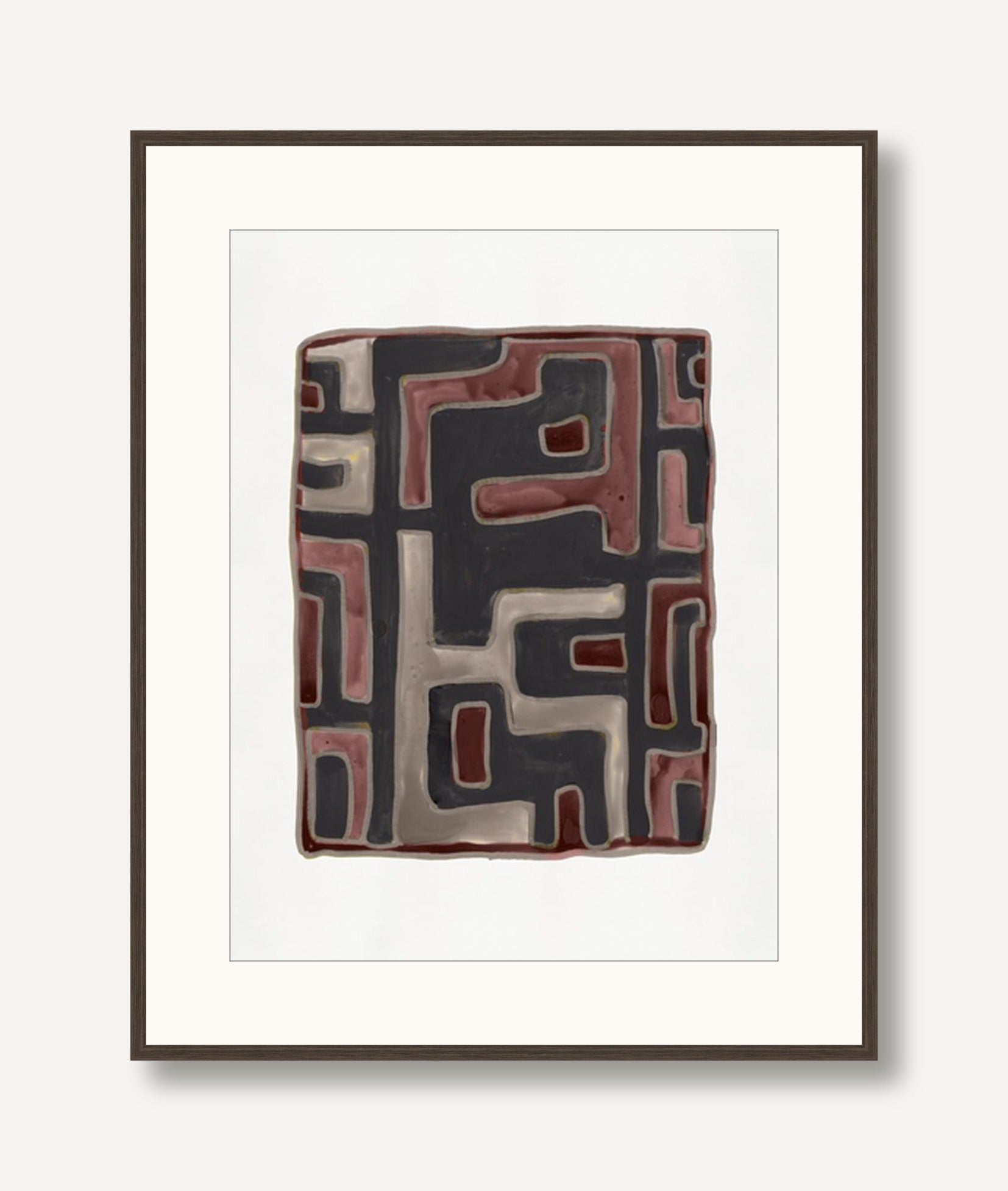 Graphic Totem 3 framed
