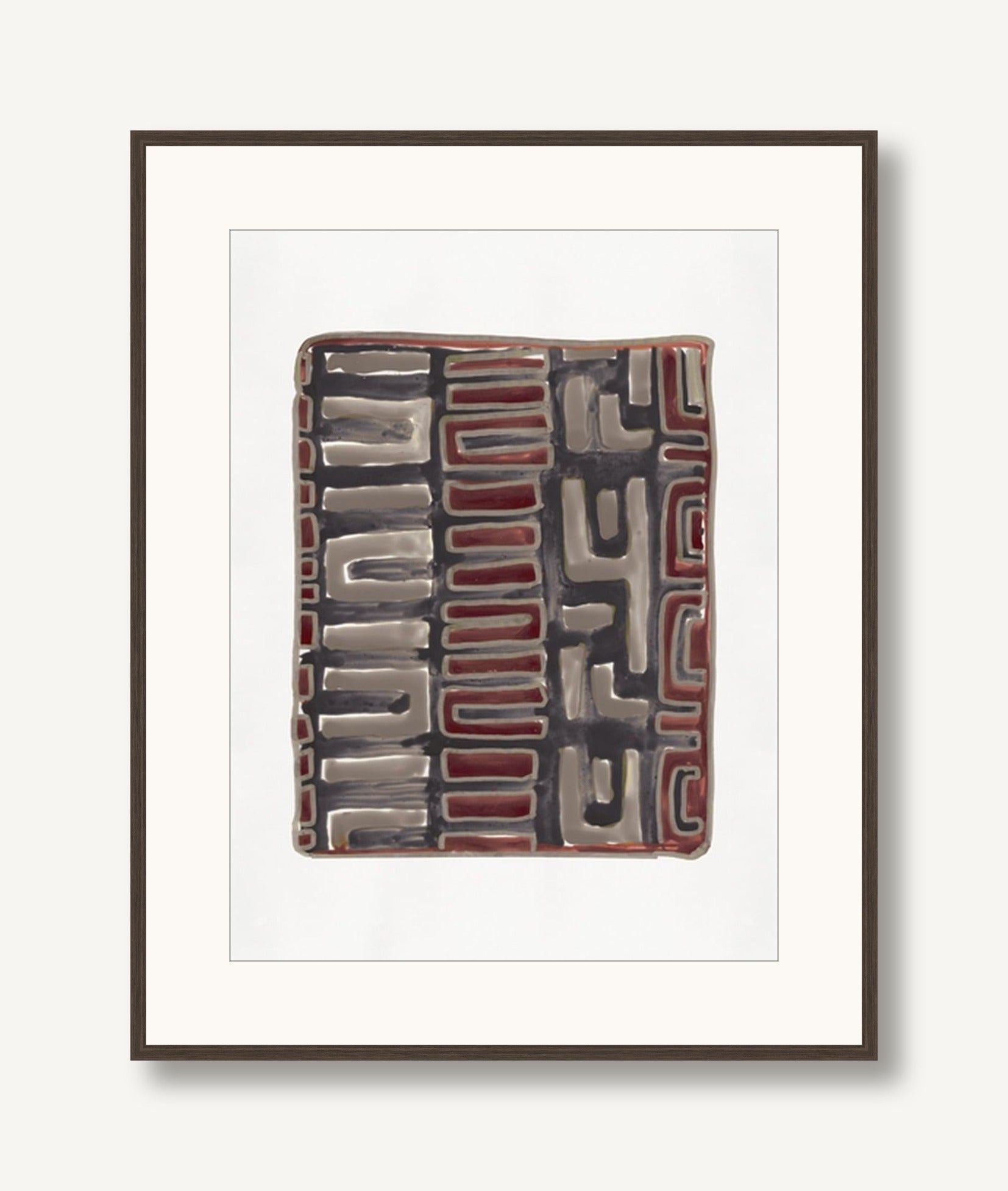 Graphic Totem 4 framed
