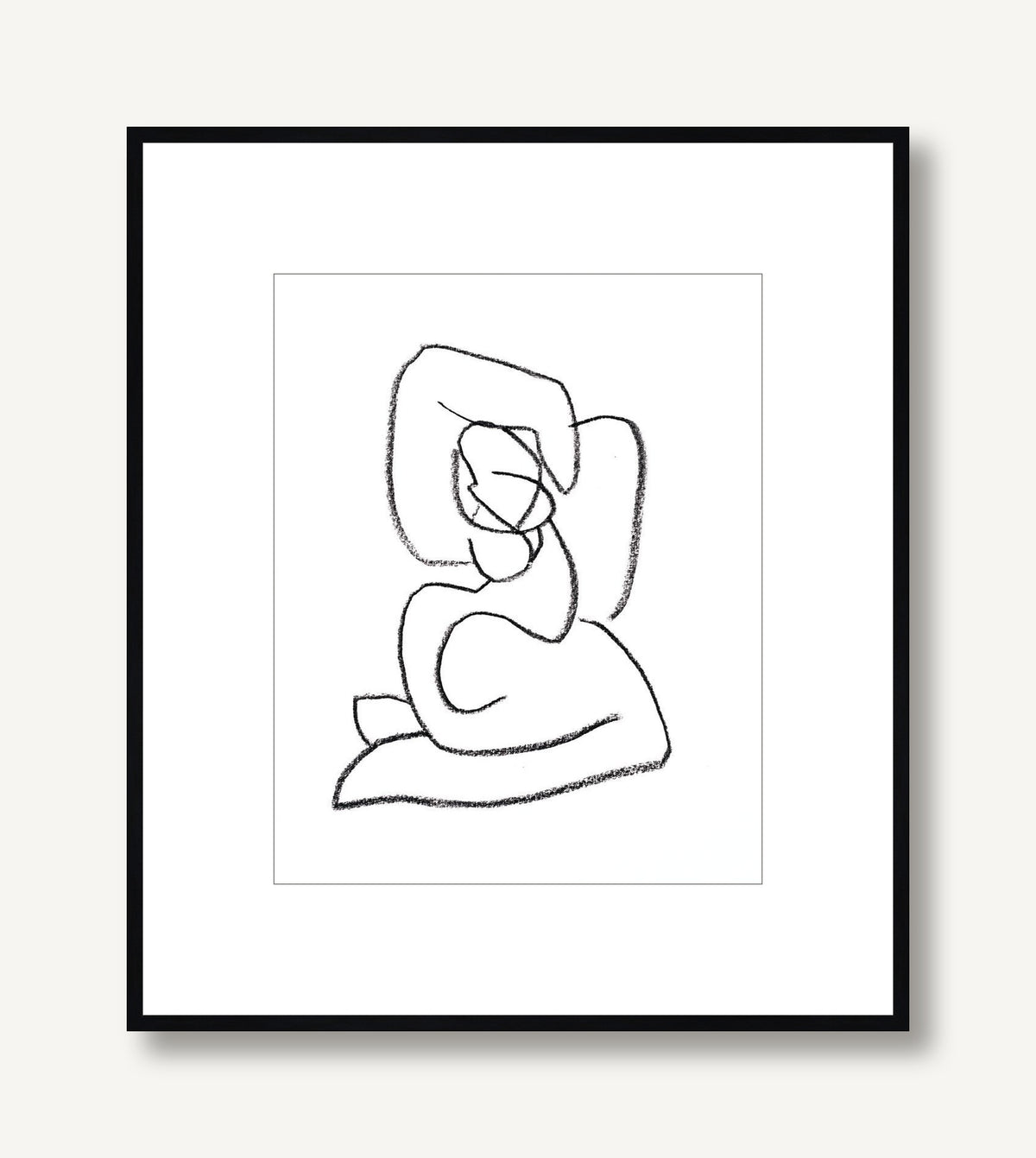 Linear Figures 6 framed