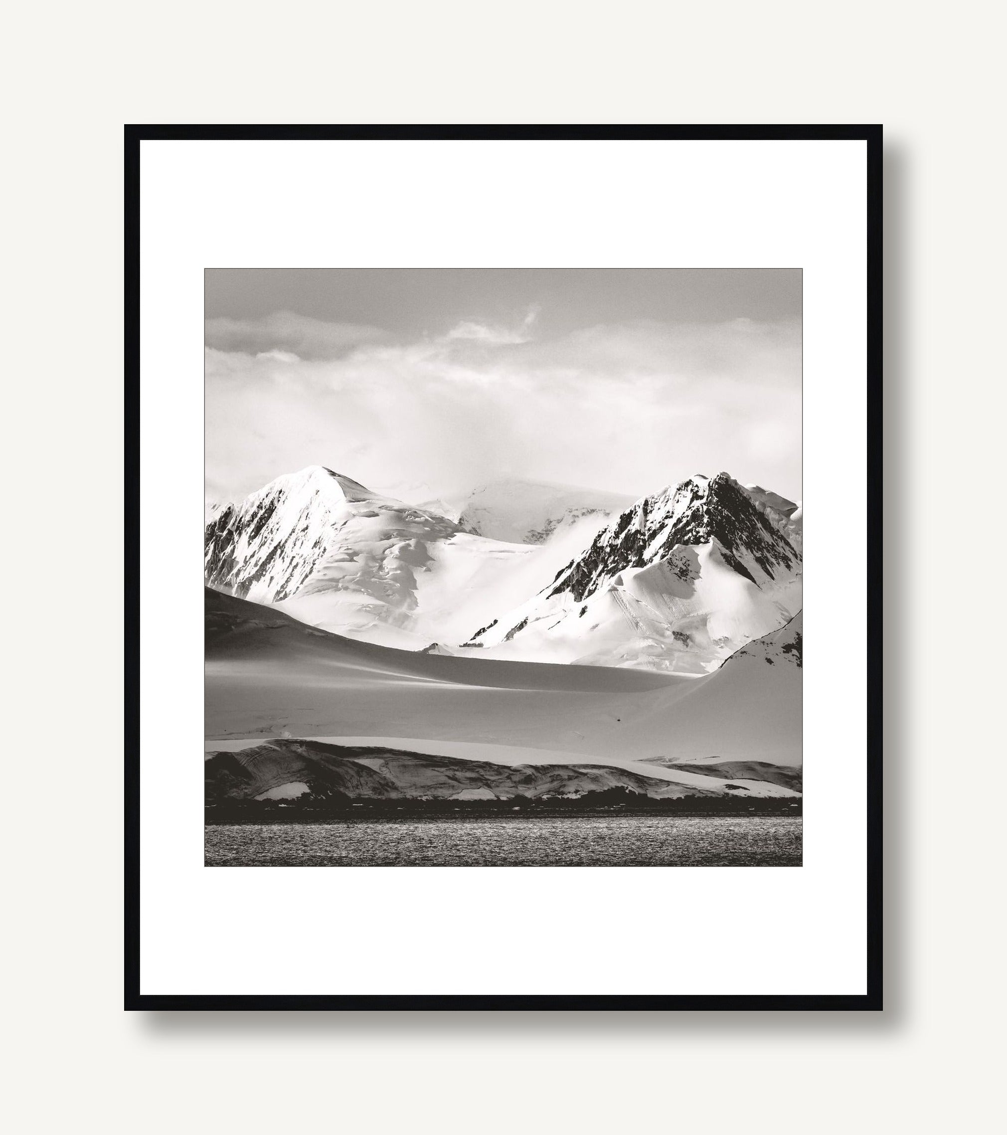 Snowscape 2 framed