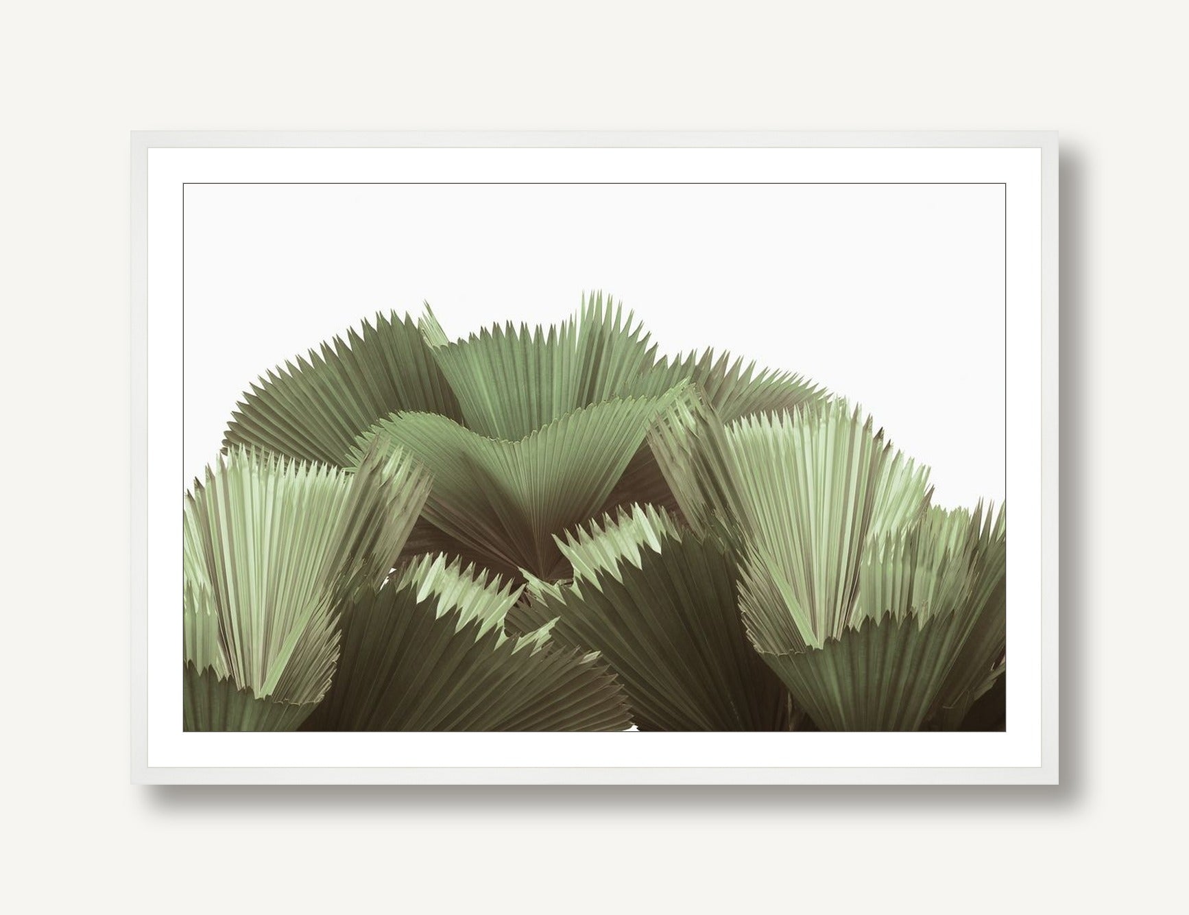 Tropical Leaves 1 framed