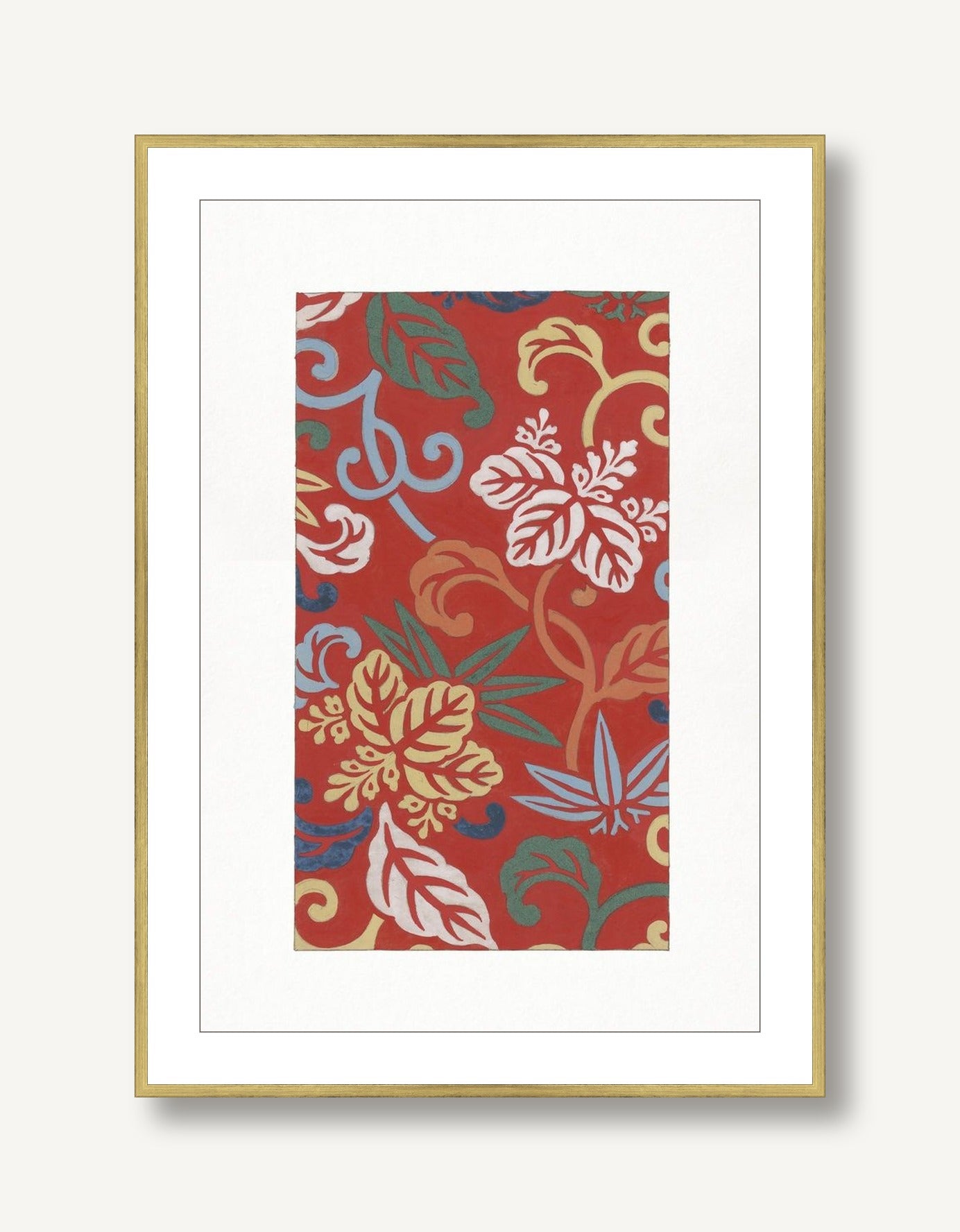 Imperial Florals 3 framed