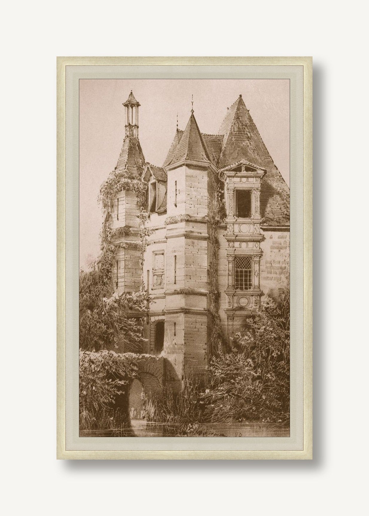 Paris House 2 framed