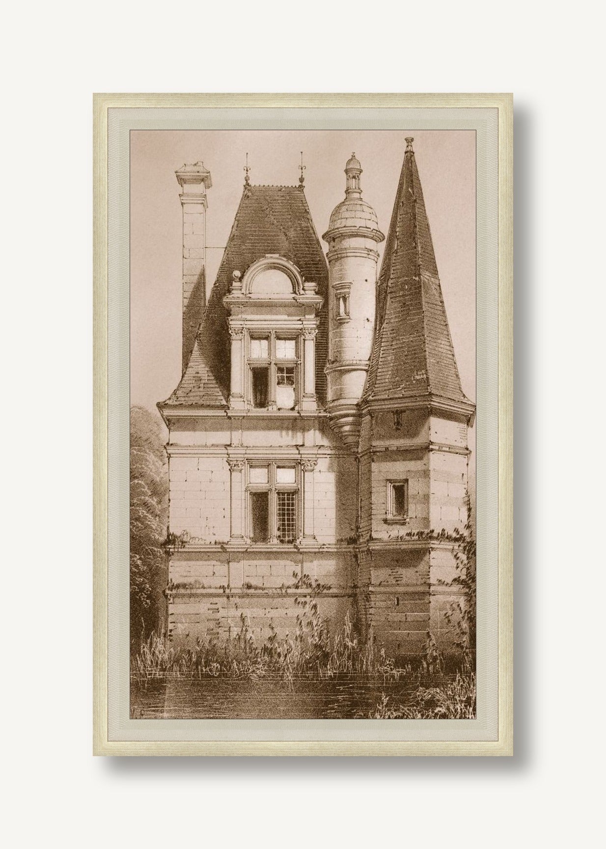 Paris House 3 framed