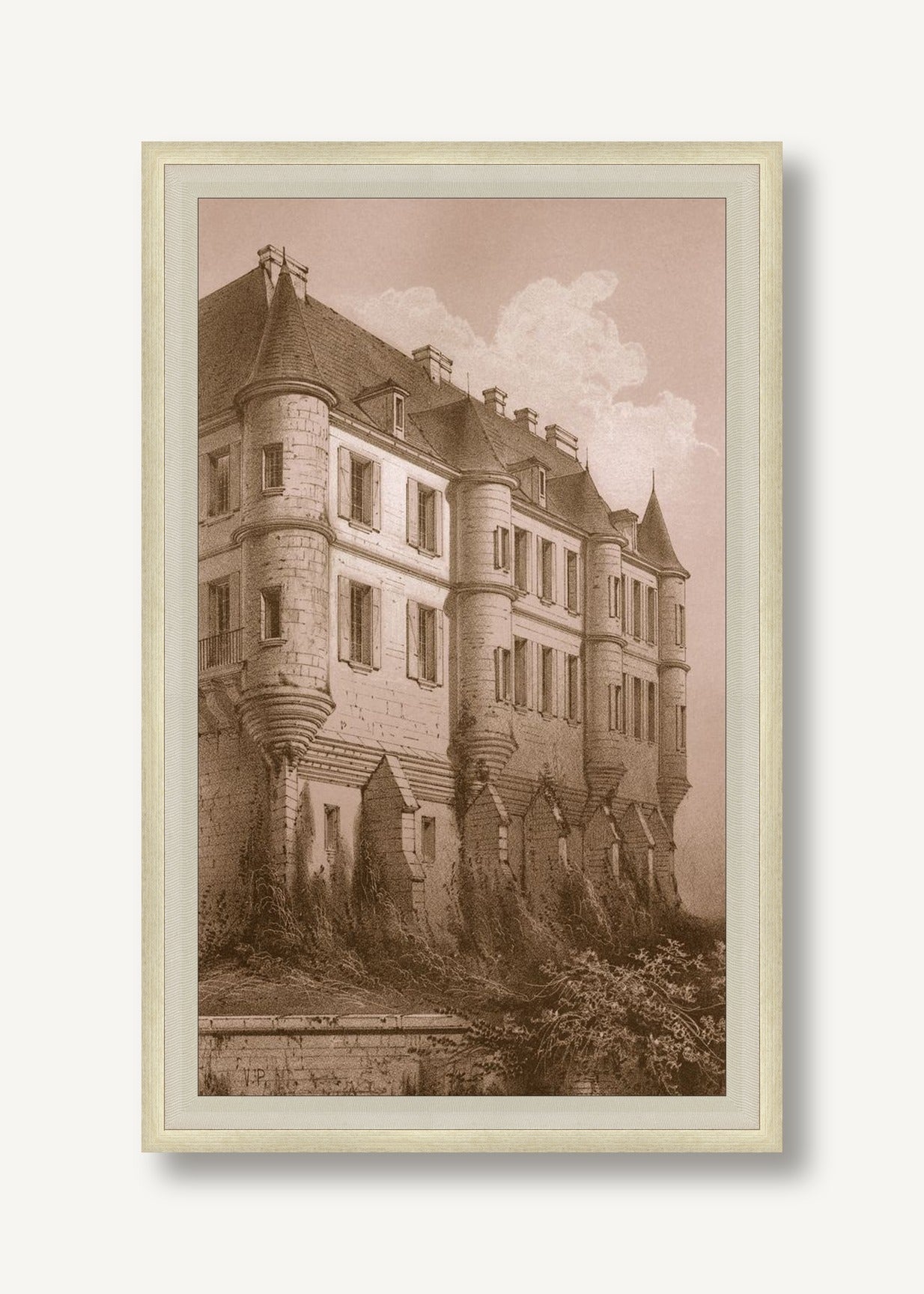 Paris House 4 framed
