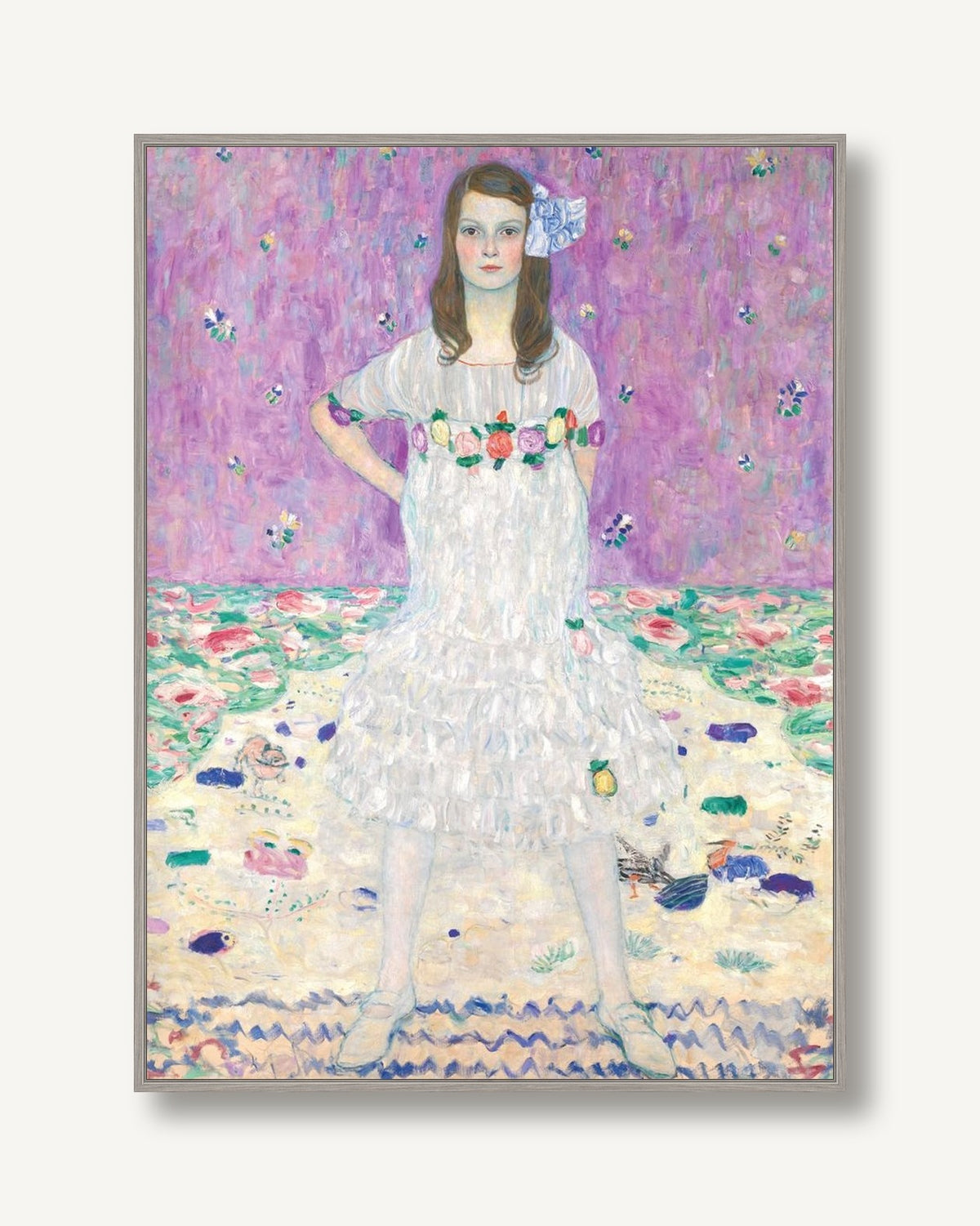 Playroom in Lilac 1 framed