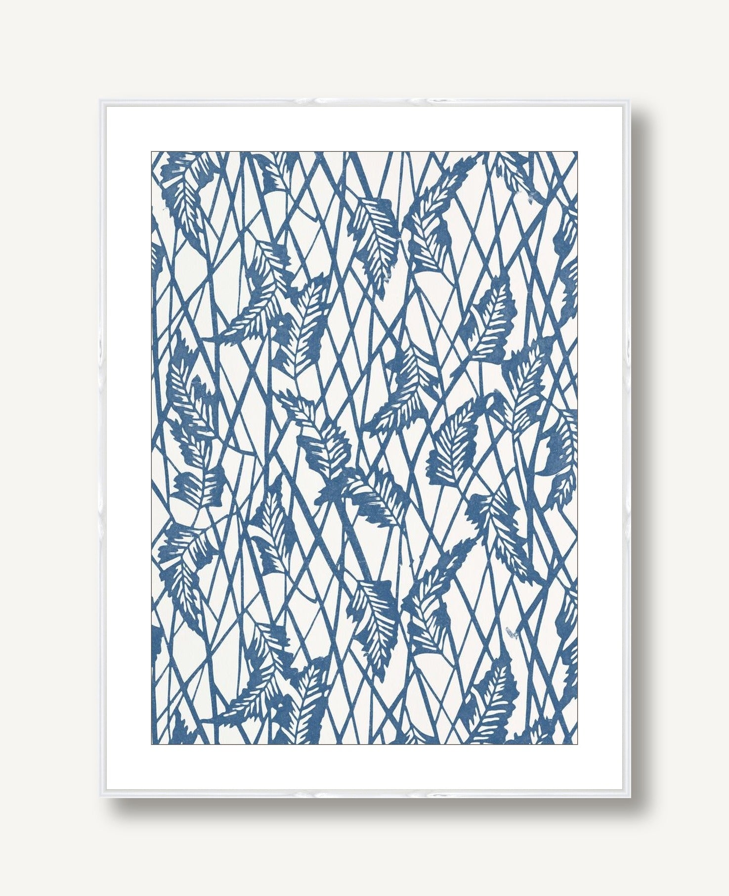 Porcelain Patterns 8 framed