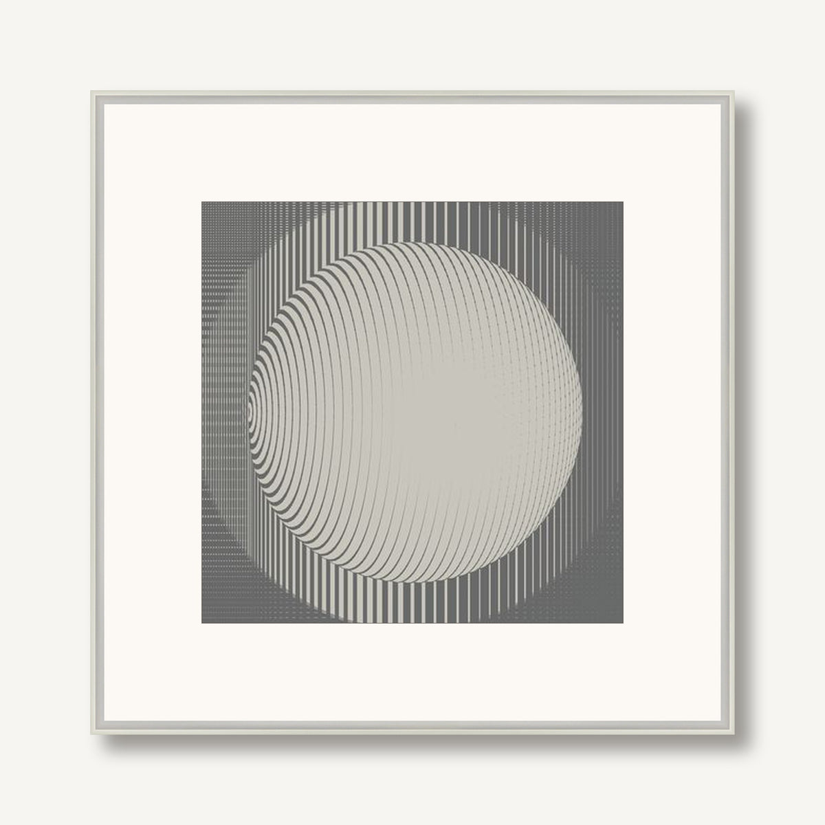 All Around Is Nothing 4 framed