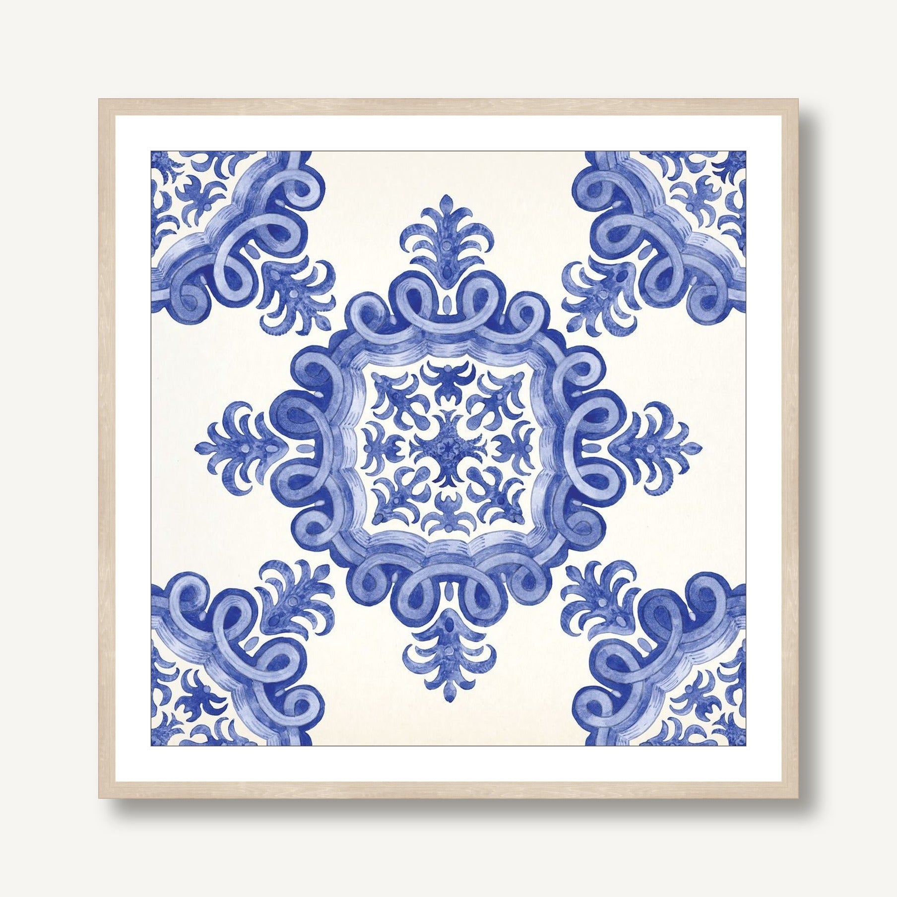 Ornate Tiles 3 framed