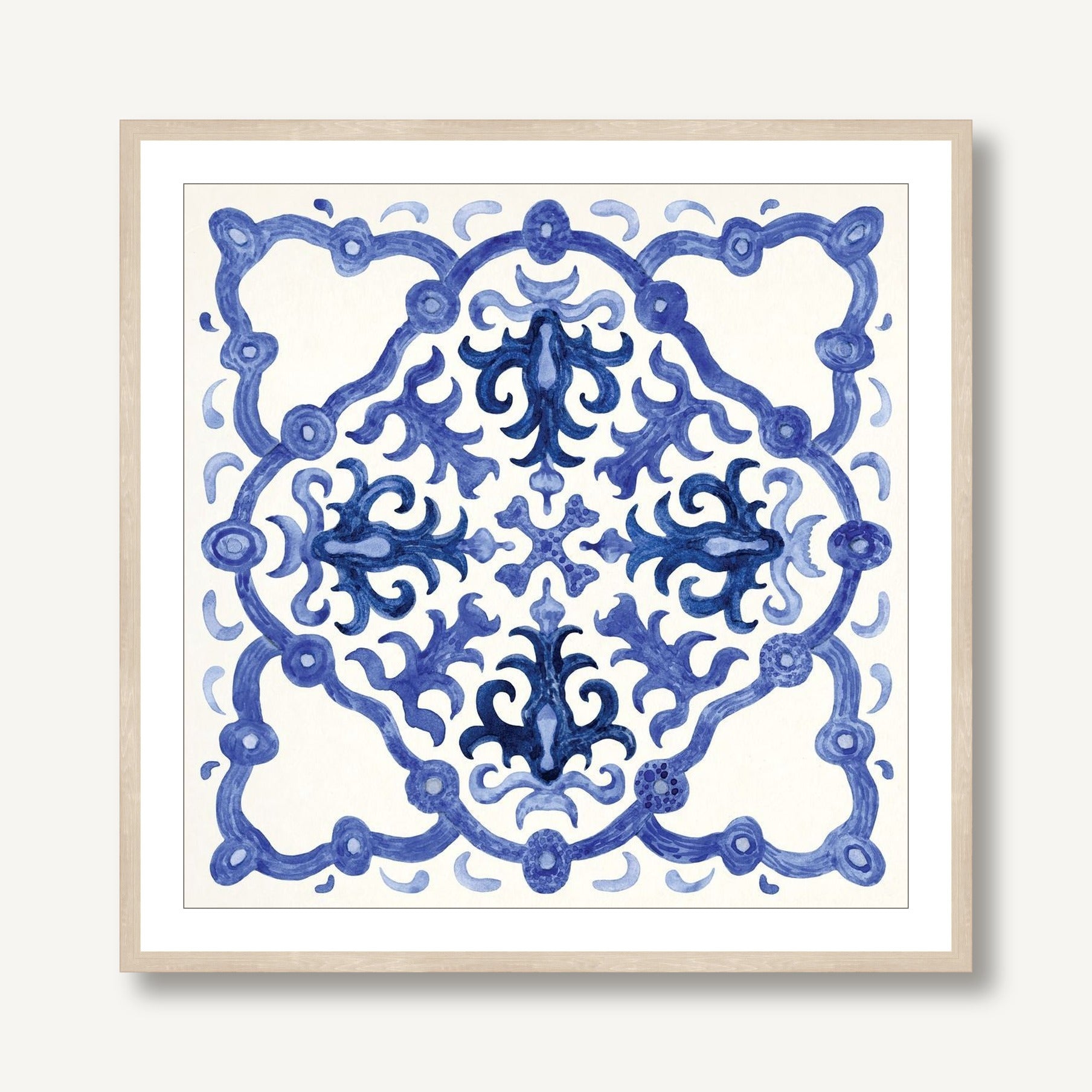 Ornate Tiles 6 framed