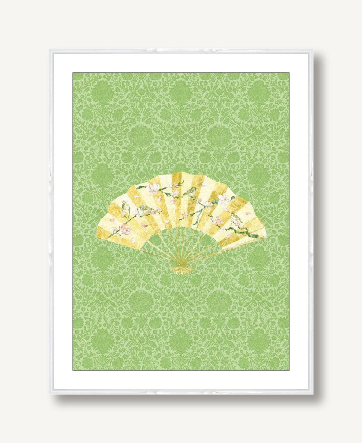Paper Fan 1 framed