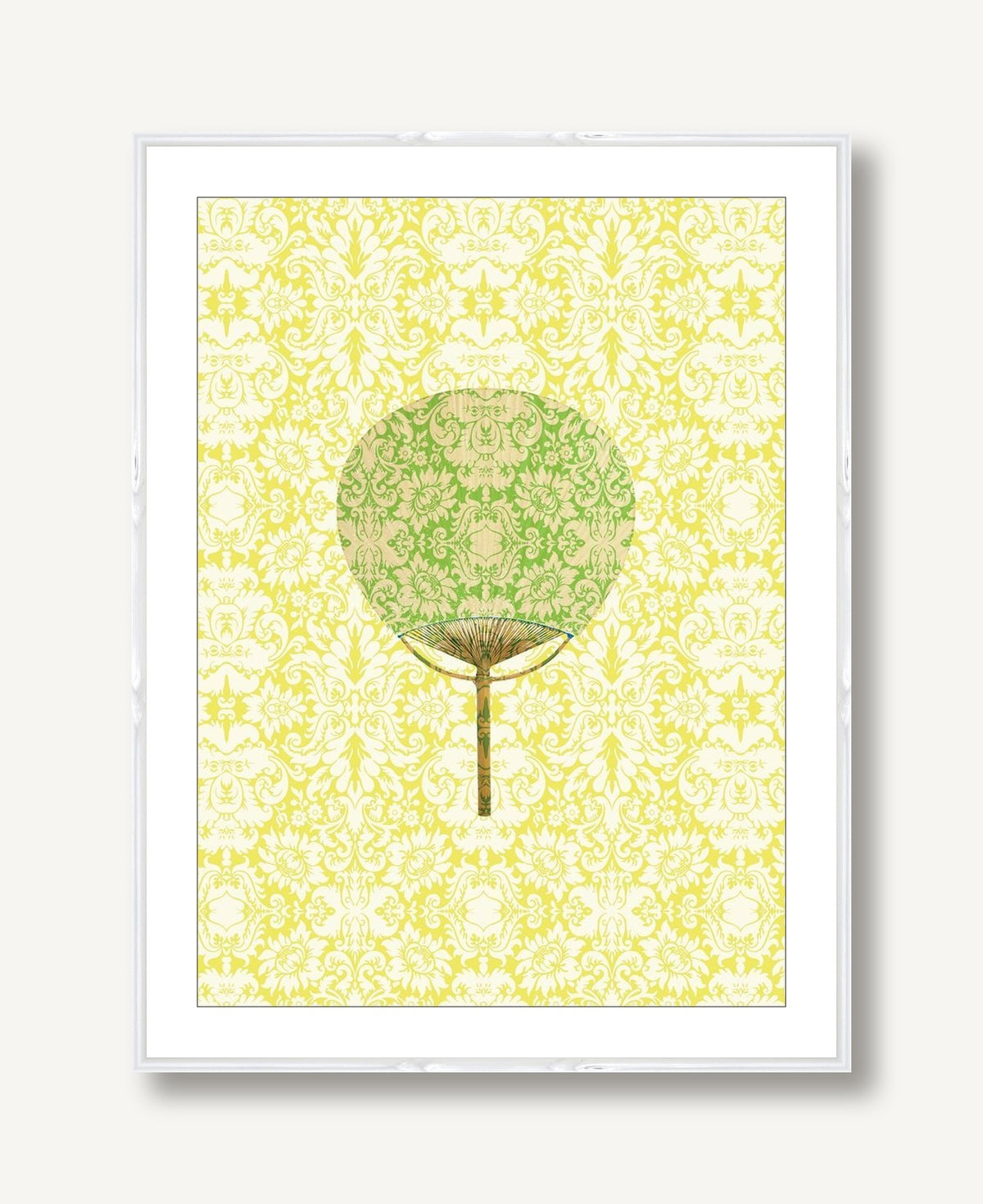 Paper Fan 2 framed