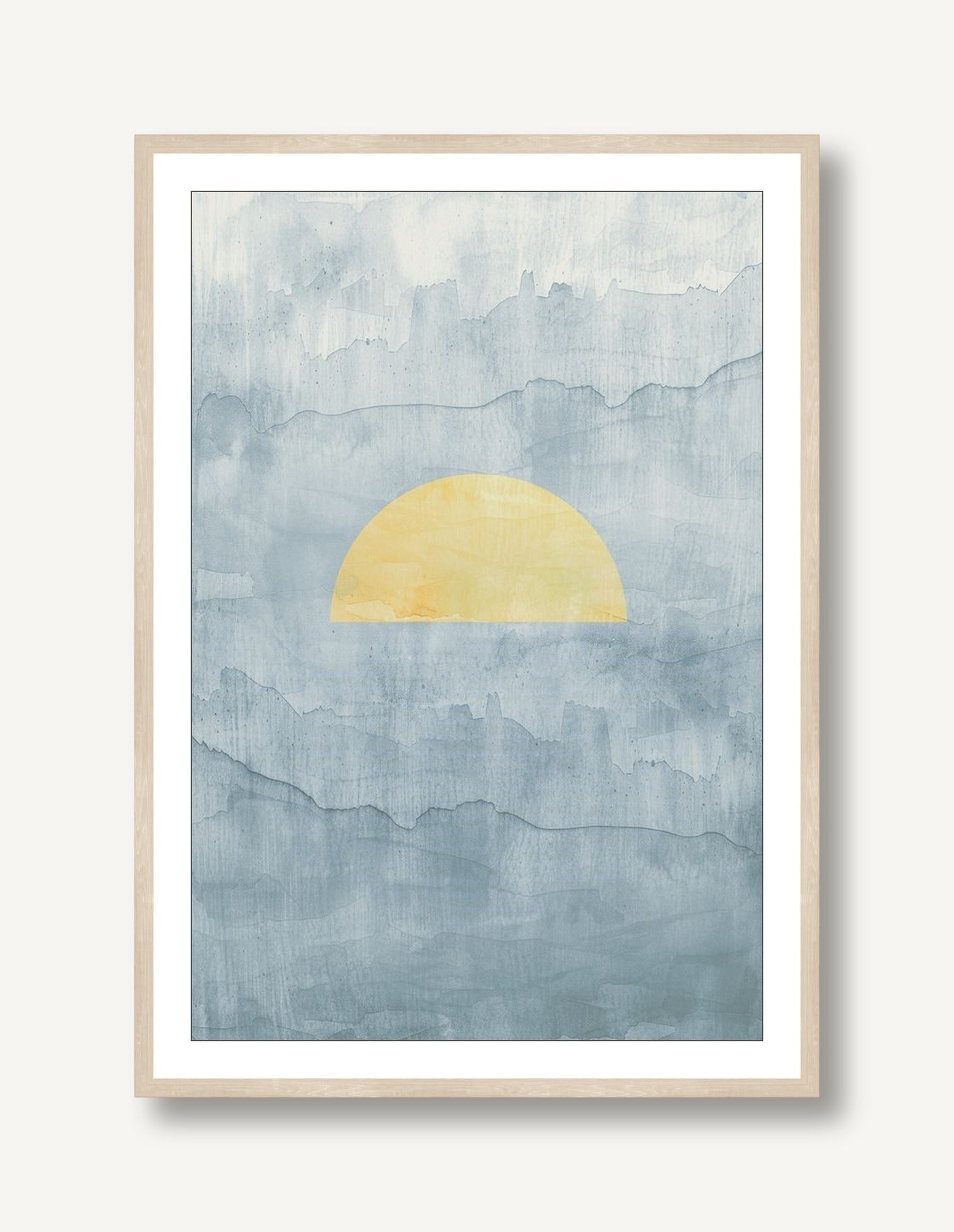 Sunset Vector 1 framed