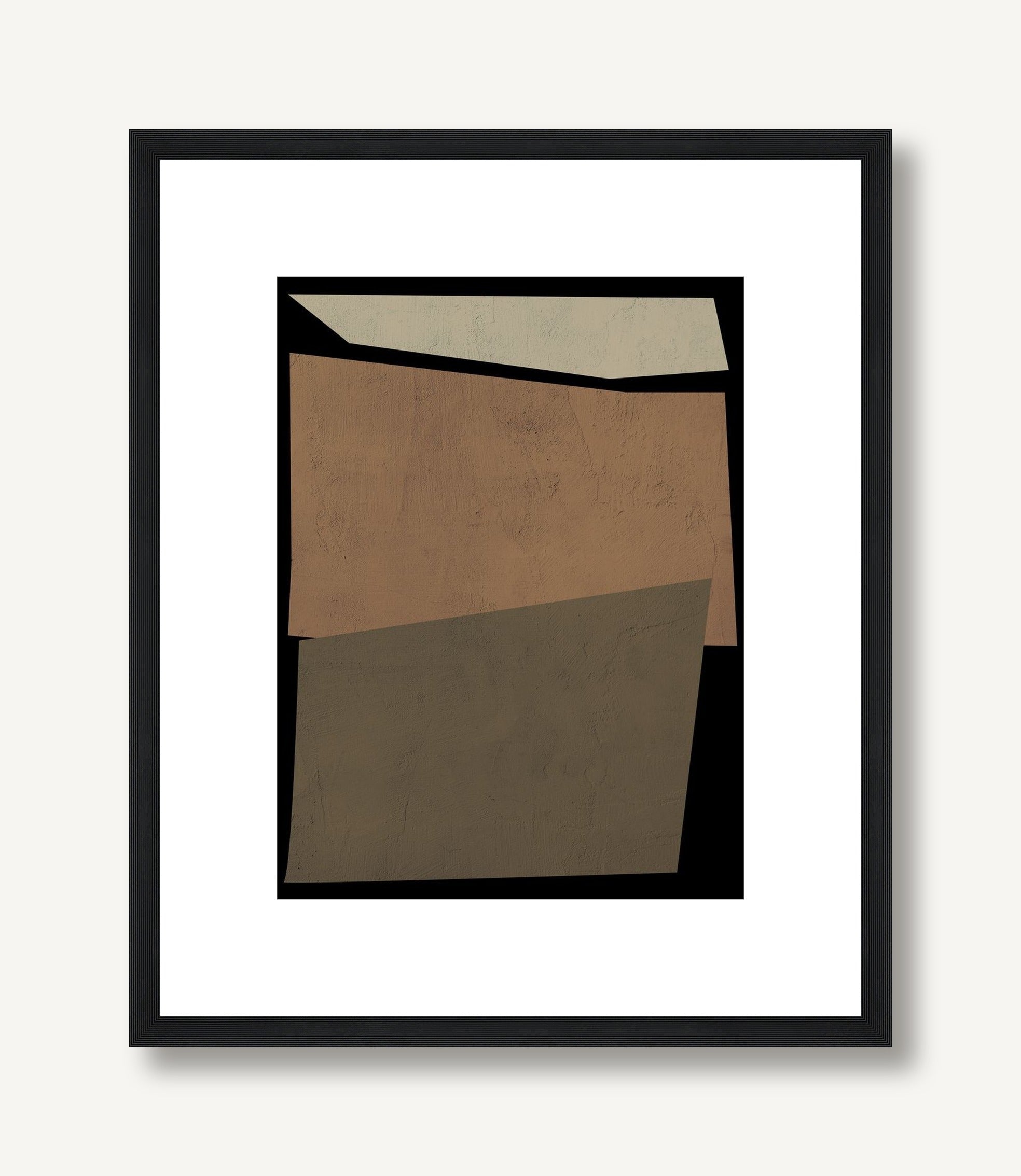 Texture and Shapes 7 framed