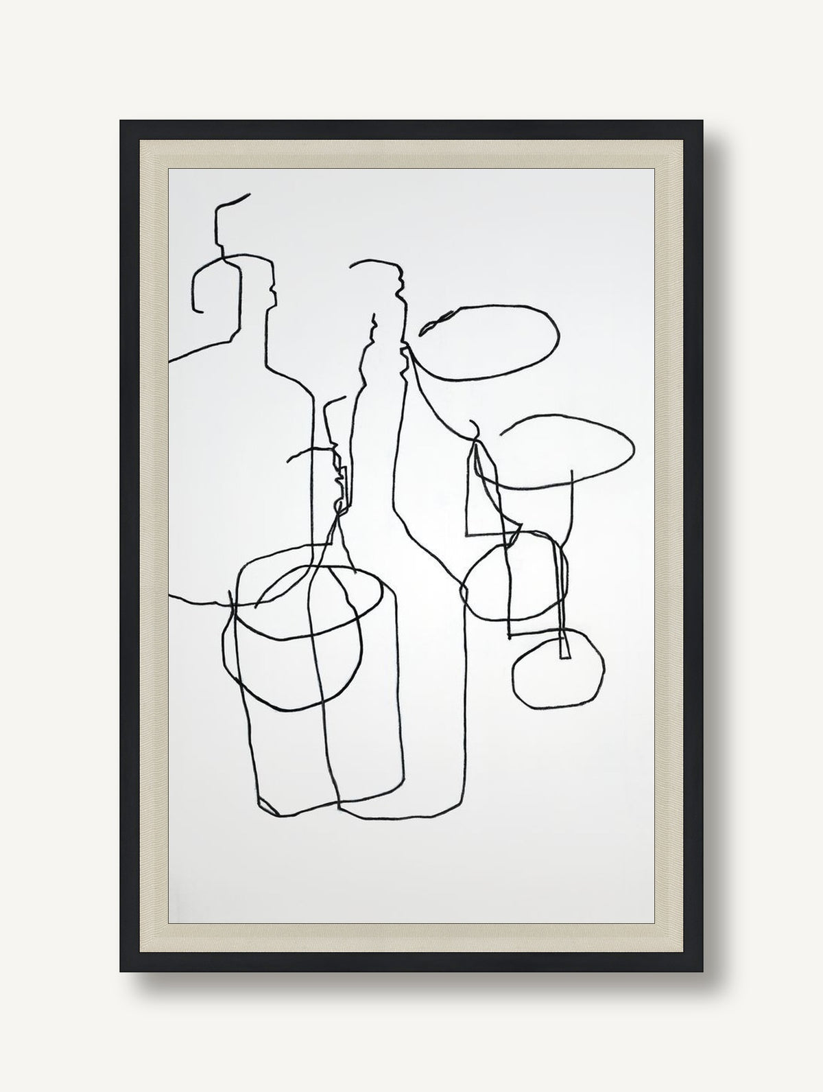 Dining In 1 framed