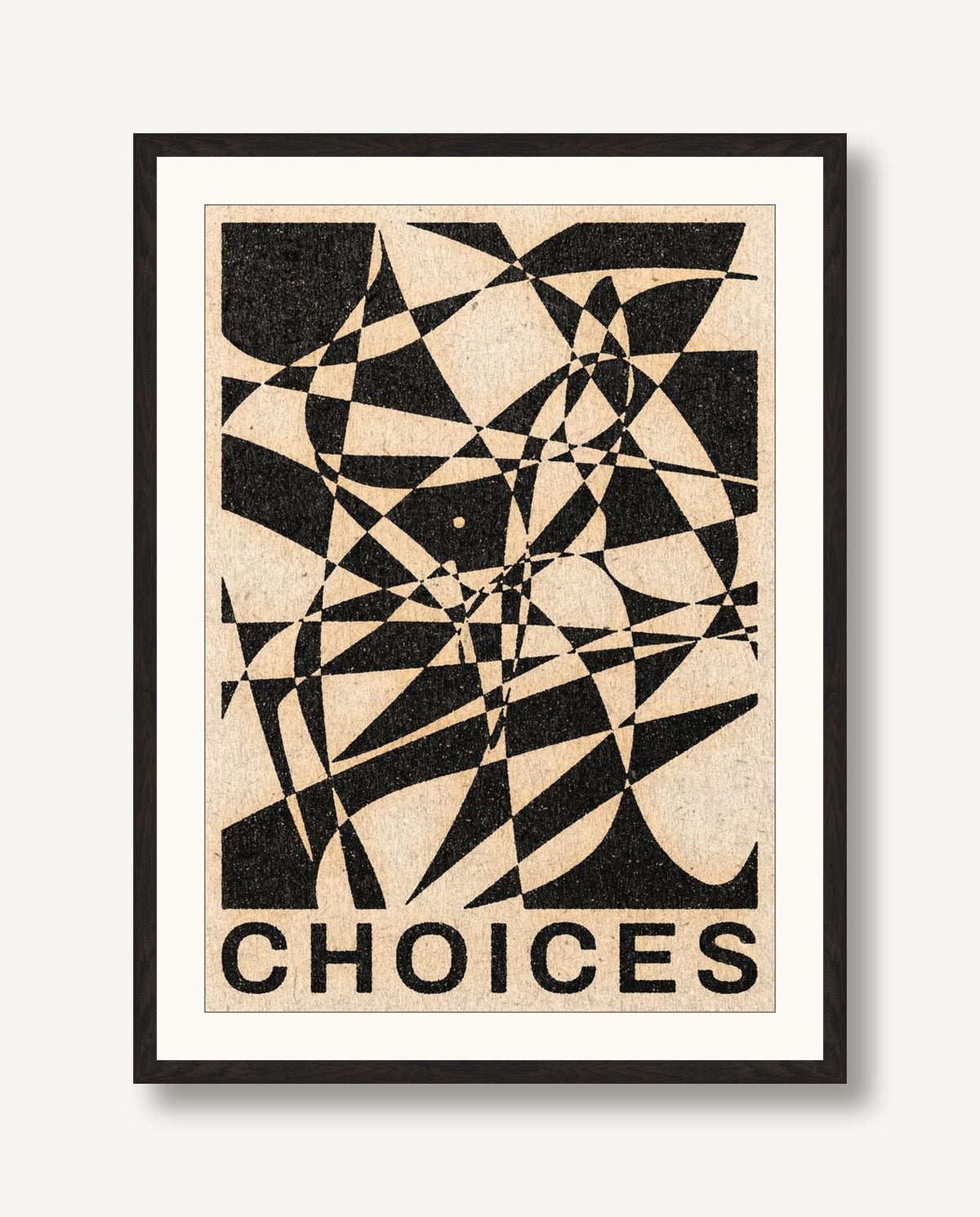 Choices 1 framed