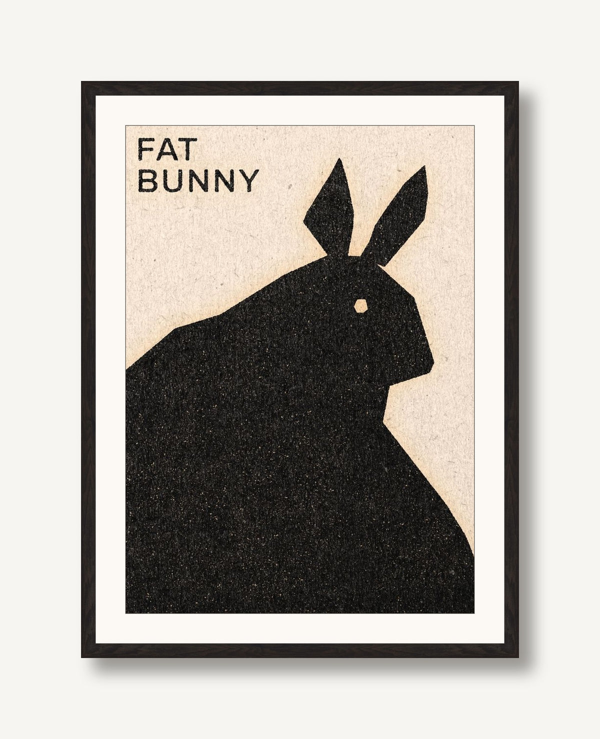 Fat Bunny 1 framed