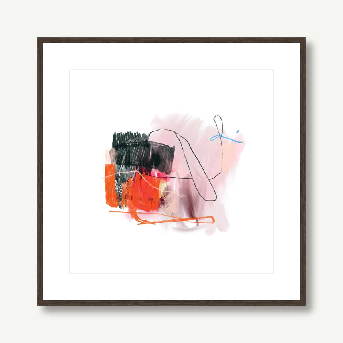 Bubble Gum Licorice 1 framed