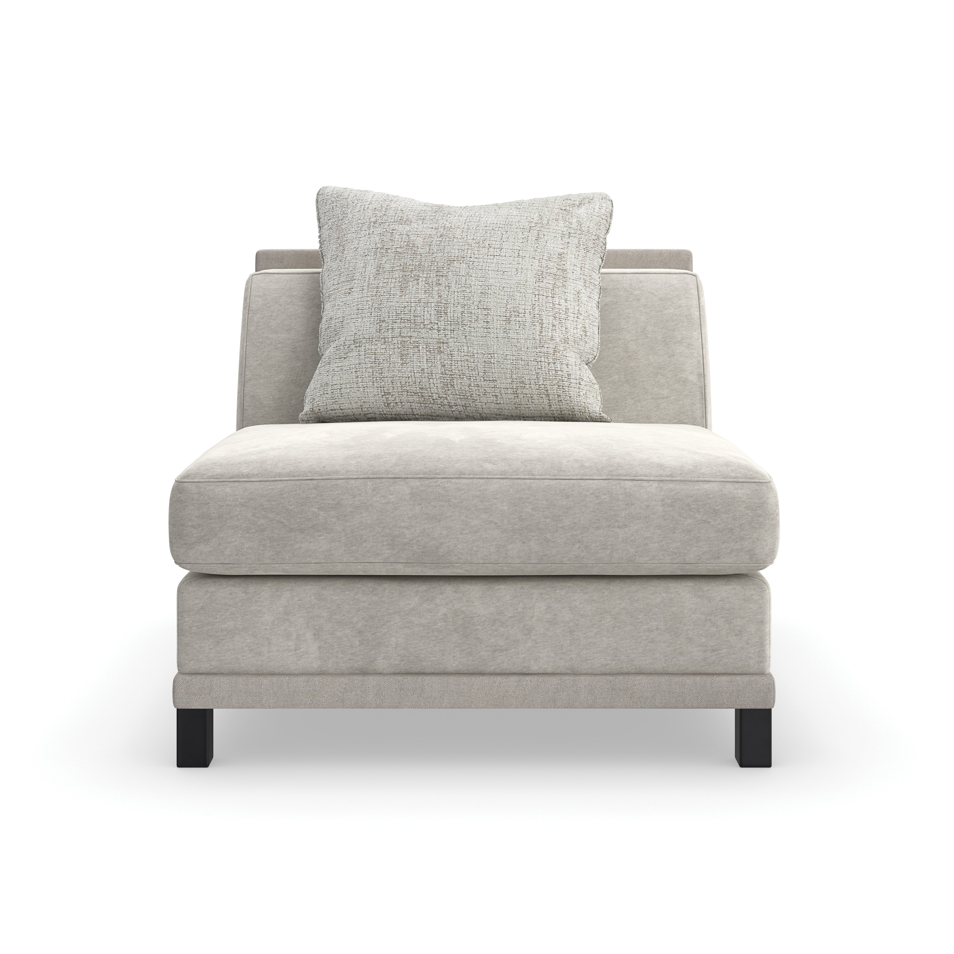 Tuxedo Armless Chair – Accent Chairs by Caracole | Sutter & Vale