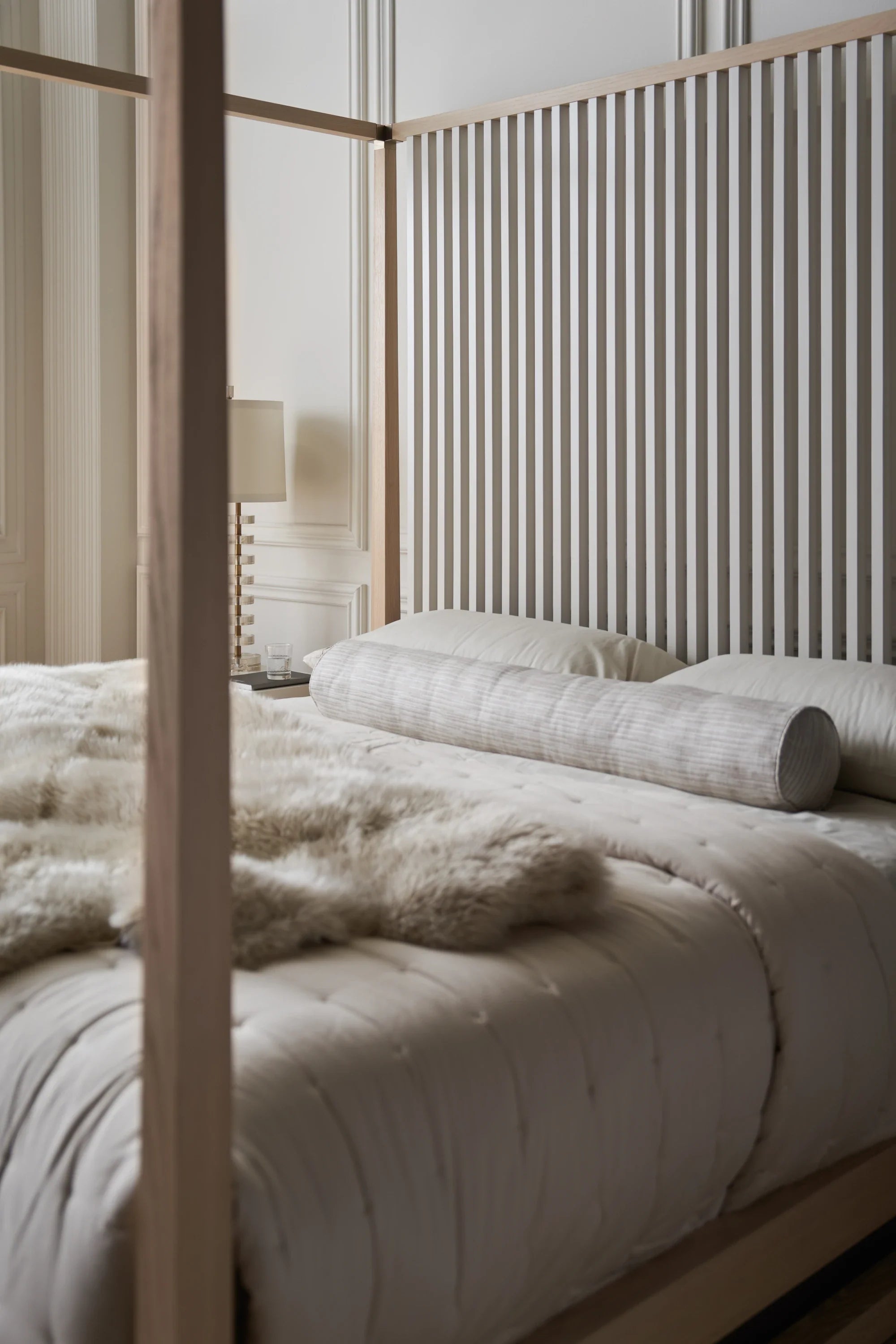 Pinstripe Light Bed - King – Beds by Caracole | Sutter & Vale