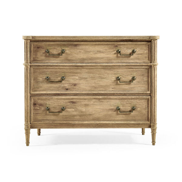 Kalpa Louis XVI Drawer Chest - Stripped Chestnut