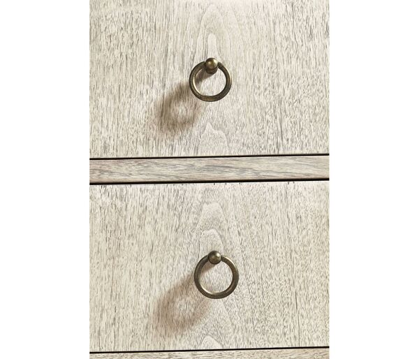 Entropy Louis Phillipe Drawer Chest - Bleached Walnut