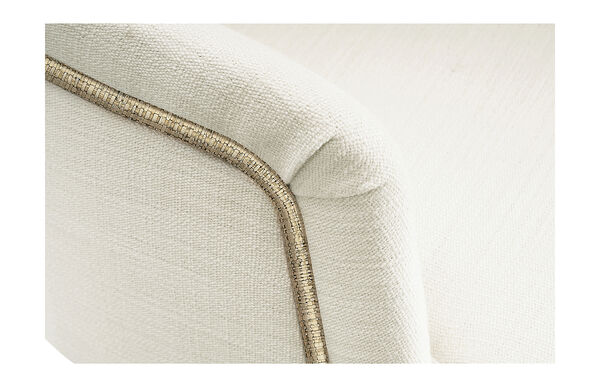 Shoal Linen & Grasscloth Host Chair