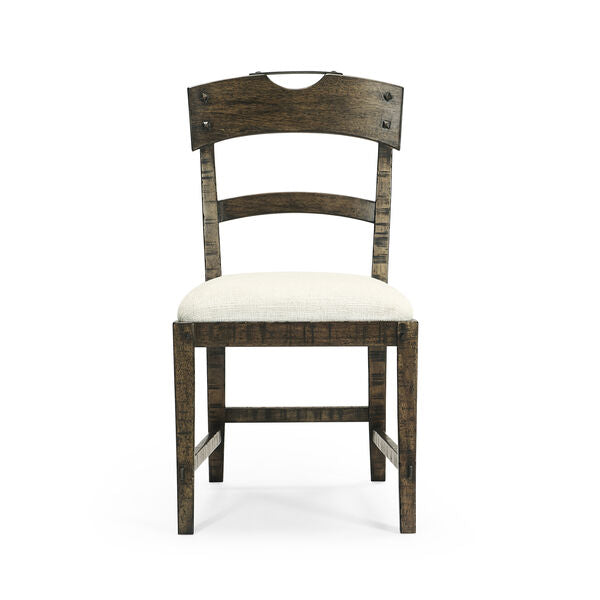 Casual Planked Dining Side Chair