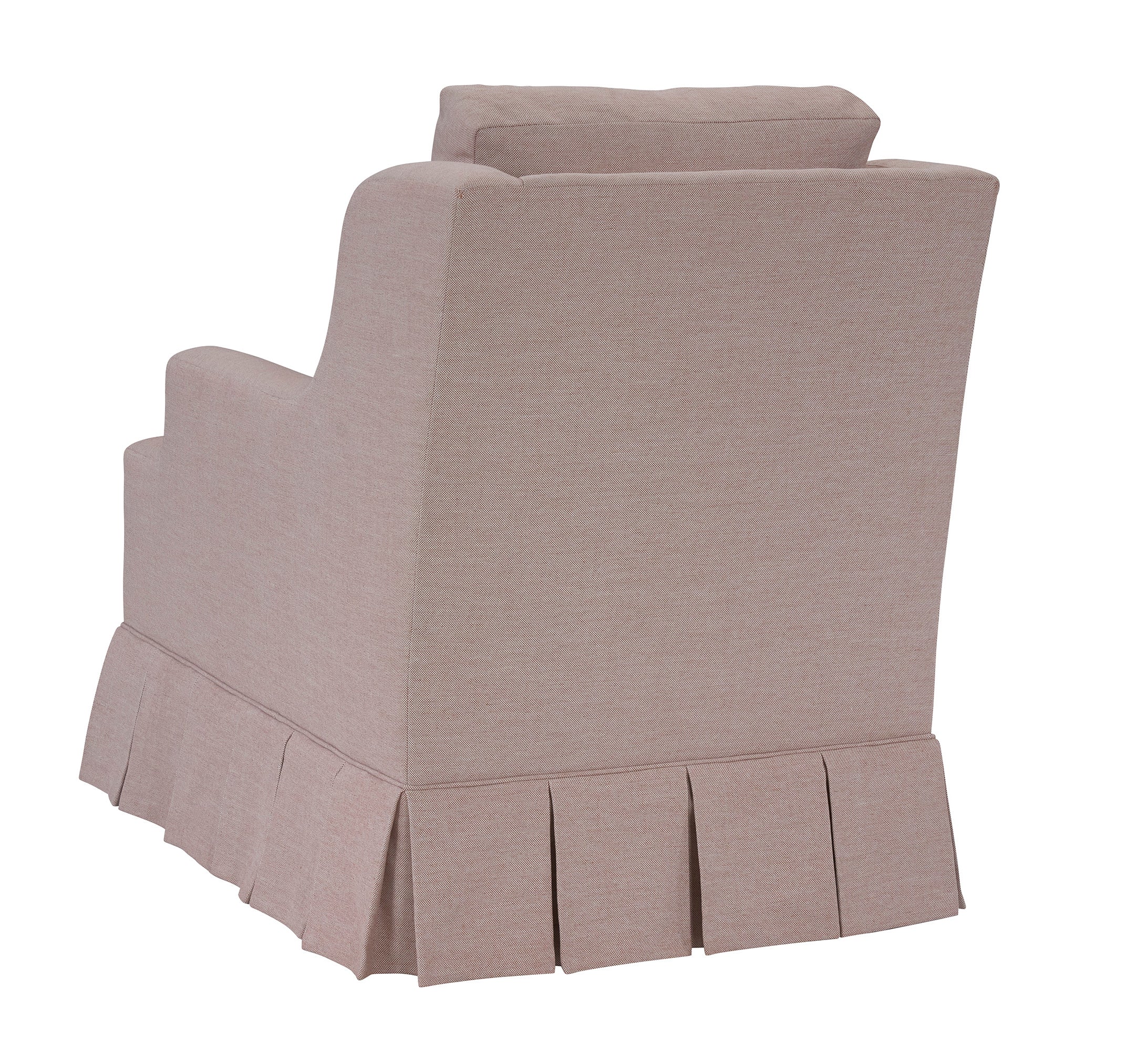 Harrison Lounge Chair - Kickpleat Skirt
