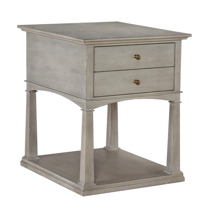 Sauter Side Table Stocked In Weathered Mineral