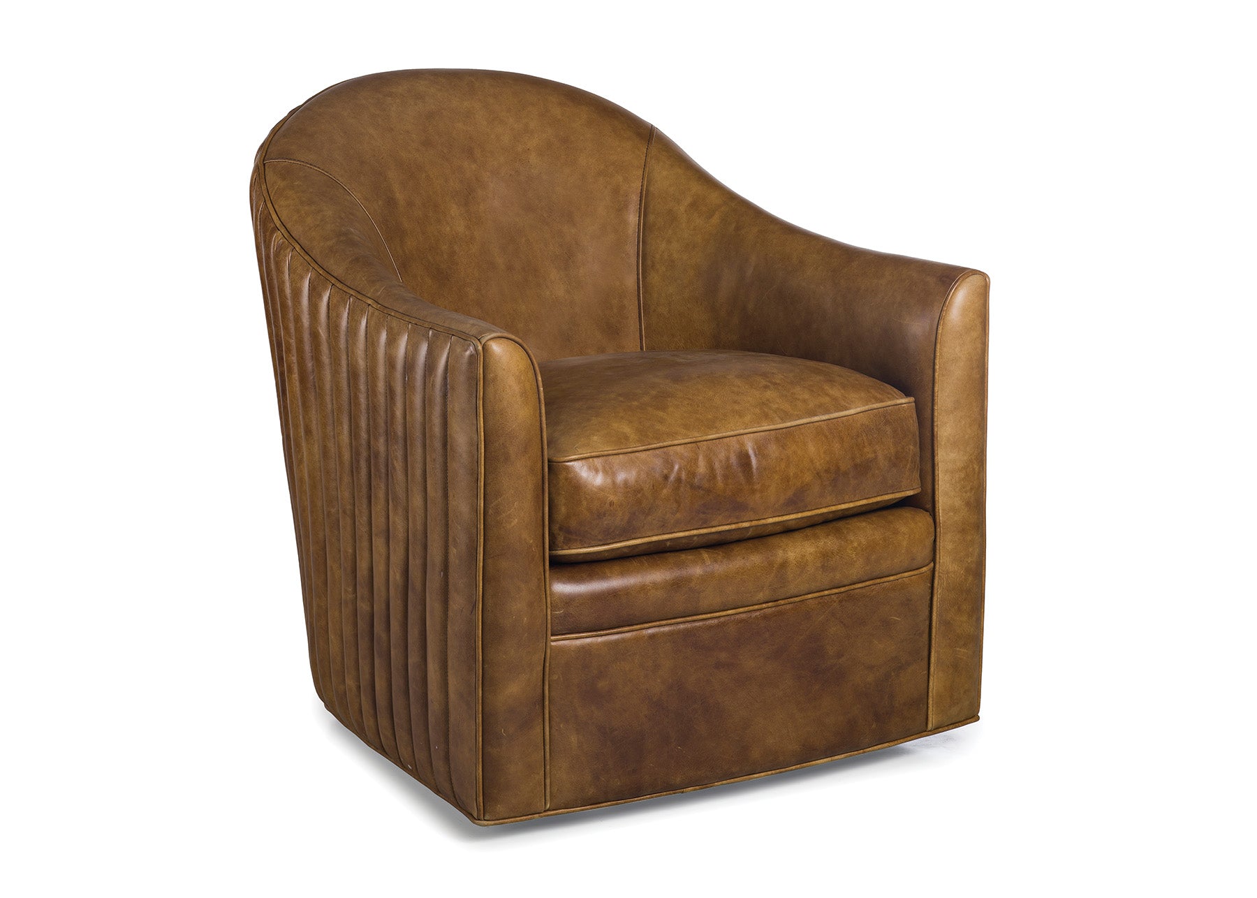 Callie Swivel Chair Thunder Chestnut