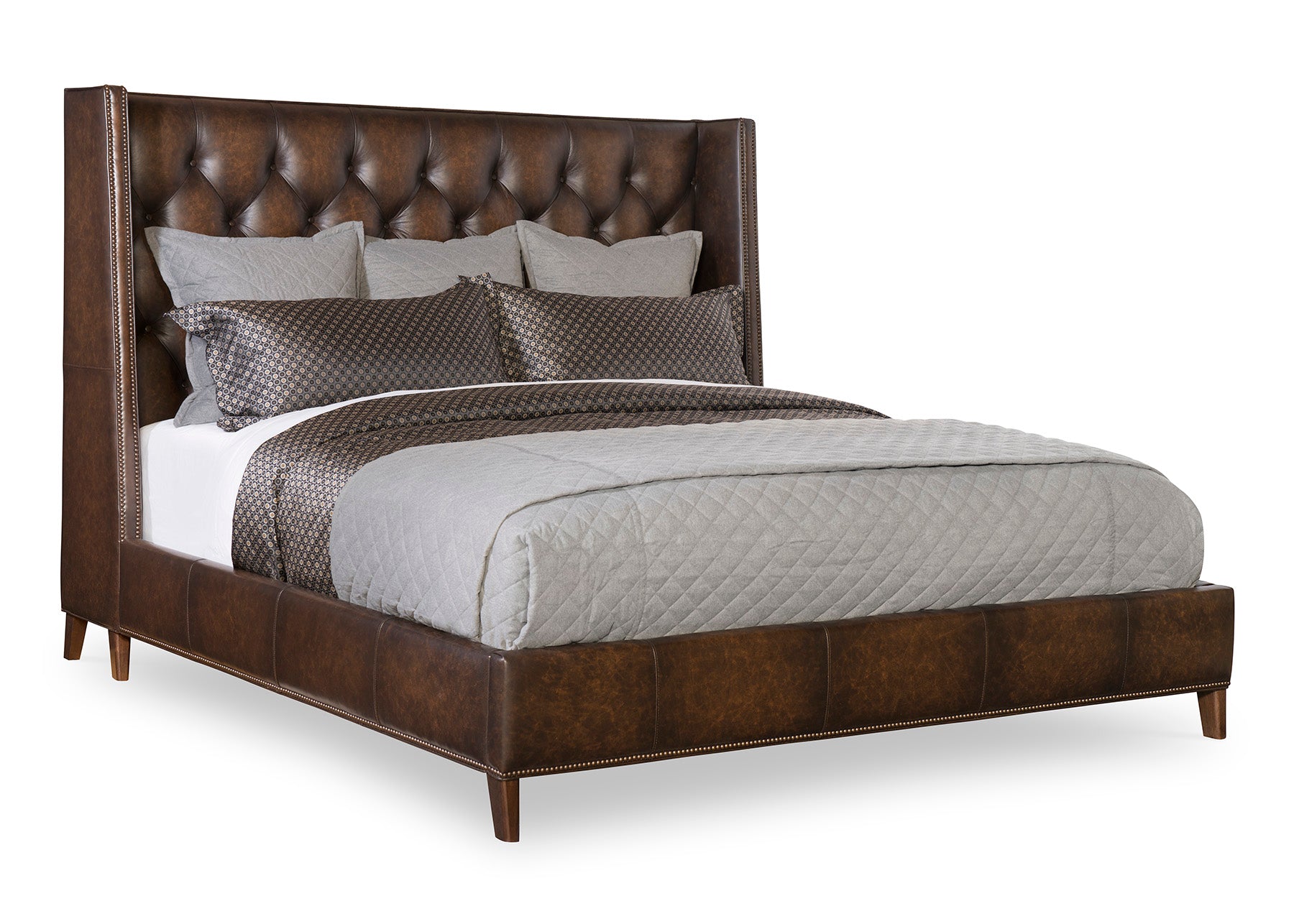 Stella King Bed Linus Molasses